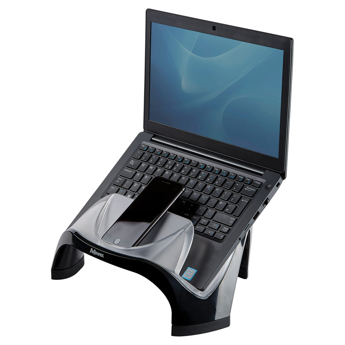 Fellowes Smart Suites Laptop Riser With Usb Hub (8020201), Black