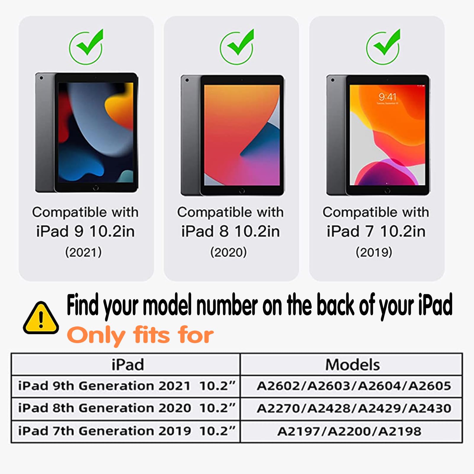 Stweap Case For Ipad 9Th/8Th/7Th Generation-Built-In Screen Protector,With Pencil Holder & 360Rotating Hand Strap,Shoulder Strap