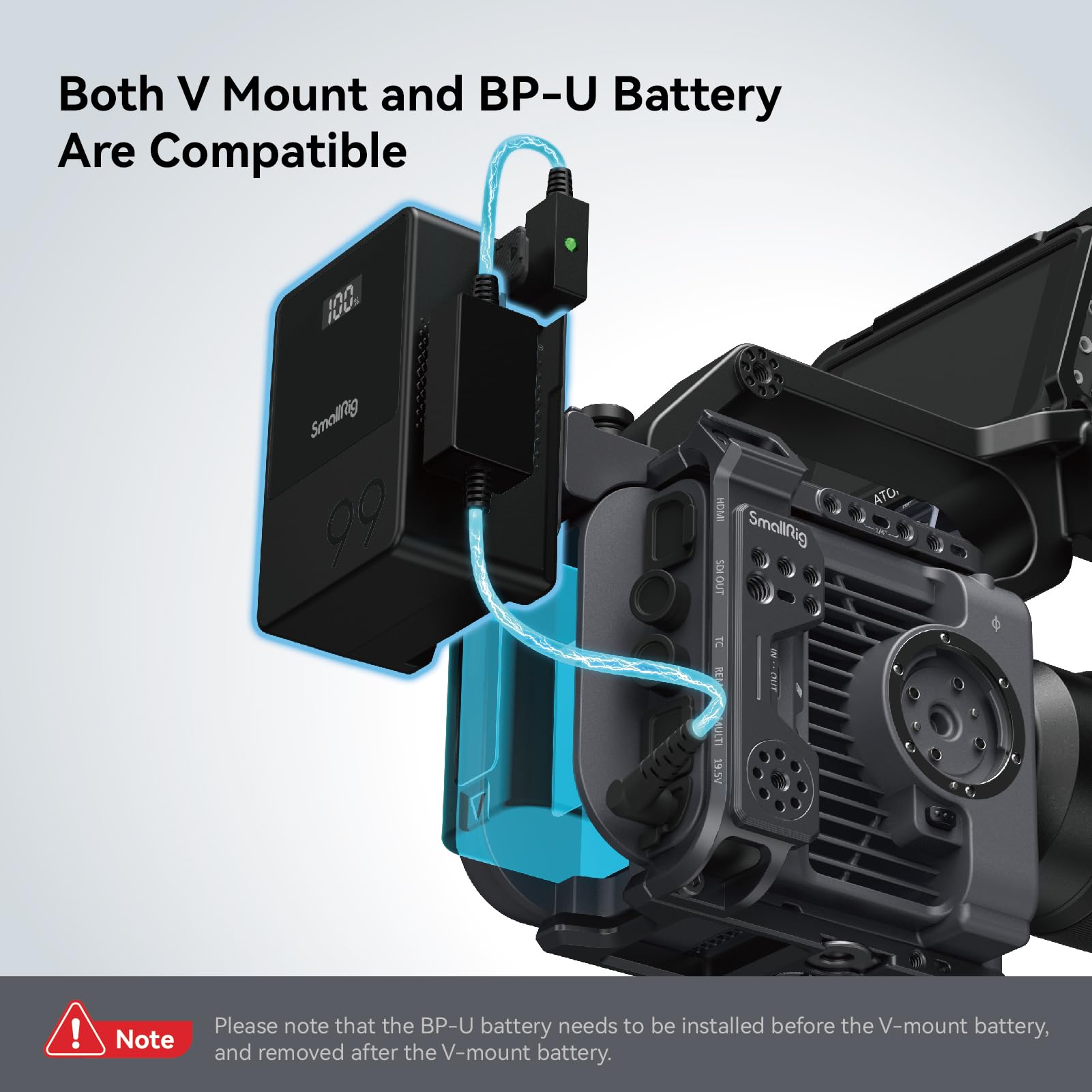 Smallrig Fx6 Camera Cage Kit For Sony Fx6, Compact Fx6 Cage With V-Mount Battery Plate For Tripods/Handheld/Shoulder Shooting -