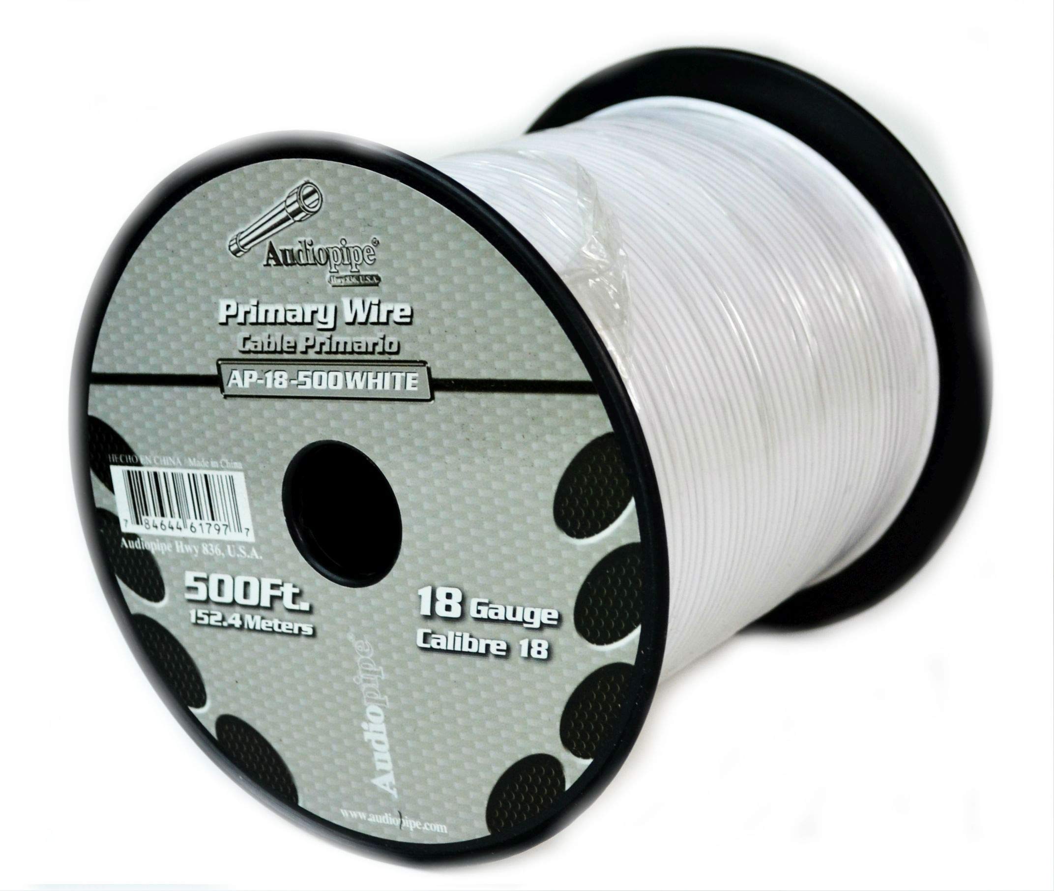 Audiopipe AP18500WH Remote Wire Audiopipe 18ga 500 White