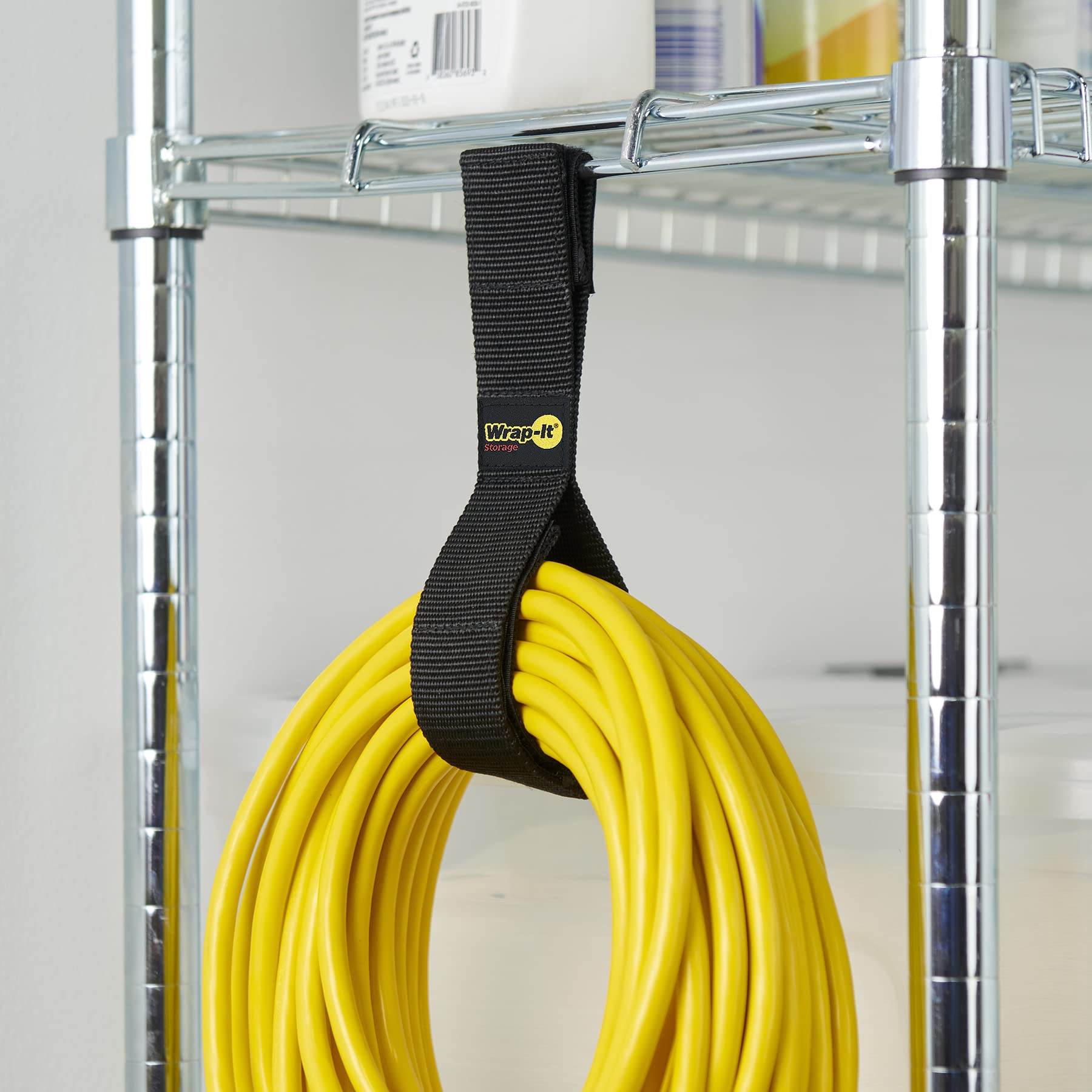 Twin Straps By Wrap It Storage   16'' (6 Pack)   Hook And Loop Hanging Cable Wrap For Multi Purpose Cord And Hose Storage