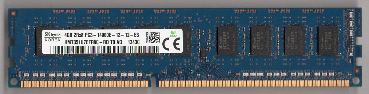 HYNIX HMT351U7EFR8C-RD PC3-14900E DDR3 1600 4GB ECC 2RX8