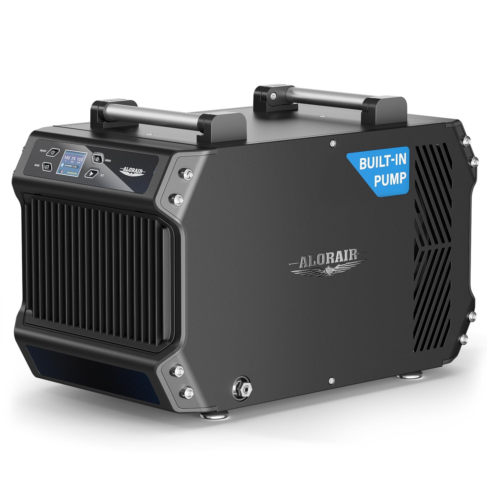 Alorair Crawlspace Dehumidifiers With Pump, 180 Pint Energy Star Commercial Dehumidifier For Basements With Drain Hose, 2,300 Sq