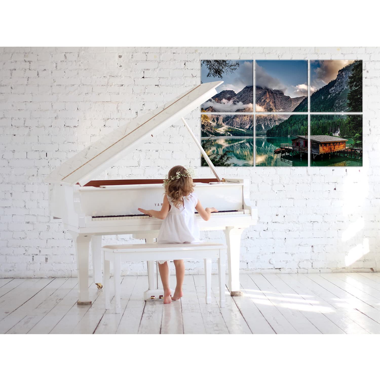 Art Acoustic Panels, 6 Pack Self Adhesive Large Wall Art Paintings For Wall Decoration, Sound Absorbing Panels For Recording Stu