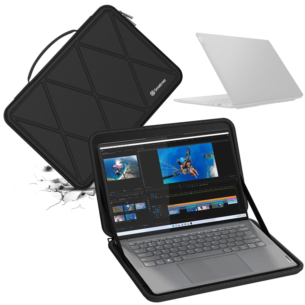 Smatree Hard EVA Protective Sleeve Case Compatible for 14 inch Lenovo Slim 7 Pro X Laptop Notebook Bag (X8254)