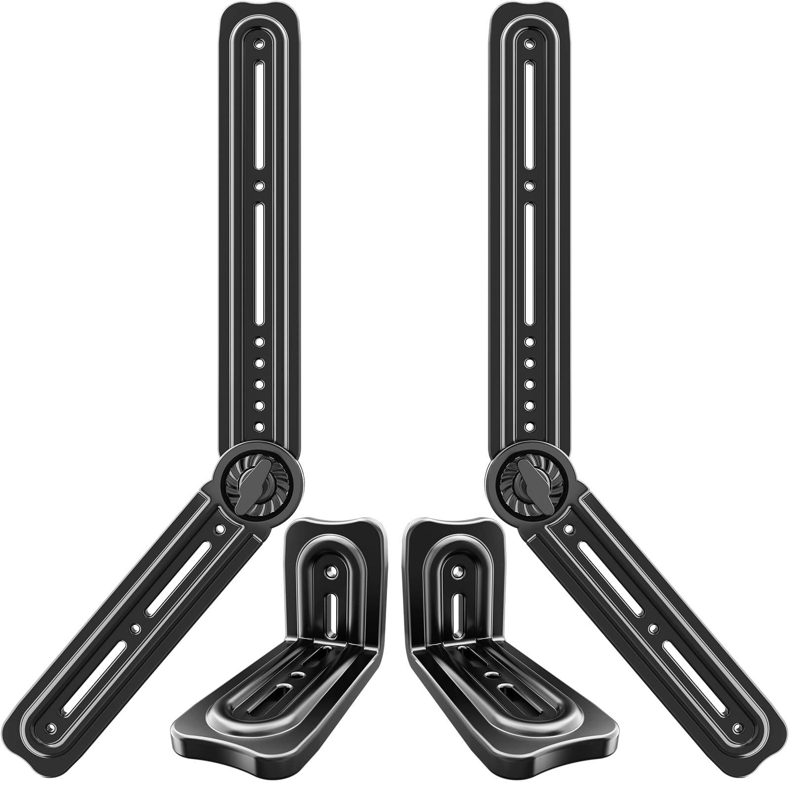 Hcmounting Soundbar Mount Bracket, Sound Bar Mounts Under Tv Or Above Tv Fits Most Sound Bars Up To 20 Lbs, Soundbar Tv Mount Wi