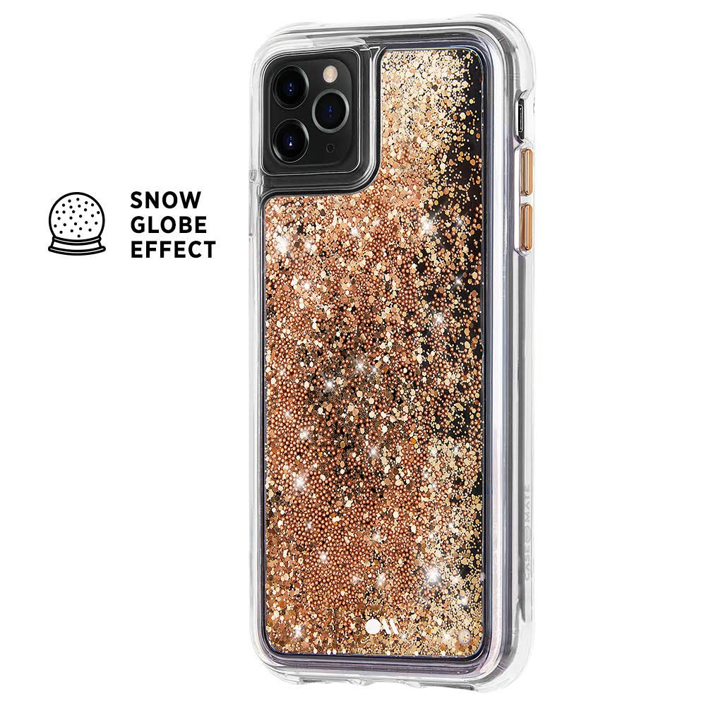 Case Mate   Waterfall   Glitter Case For Iphone 11 Pro   5.8 Inch   Gold