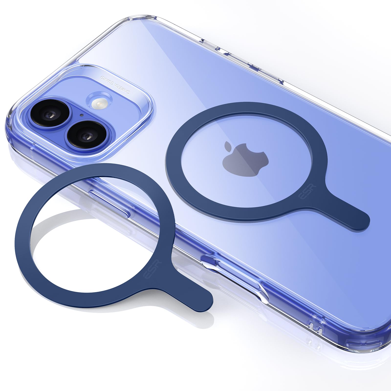 ESR for MagSafe Sticker, MagSafe Ring Magnet, 2 Pack Magnetic Metal Ring, Universal Wireless Charger Conversion Kit for iPhone 1