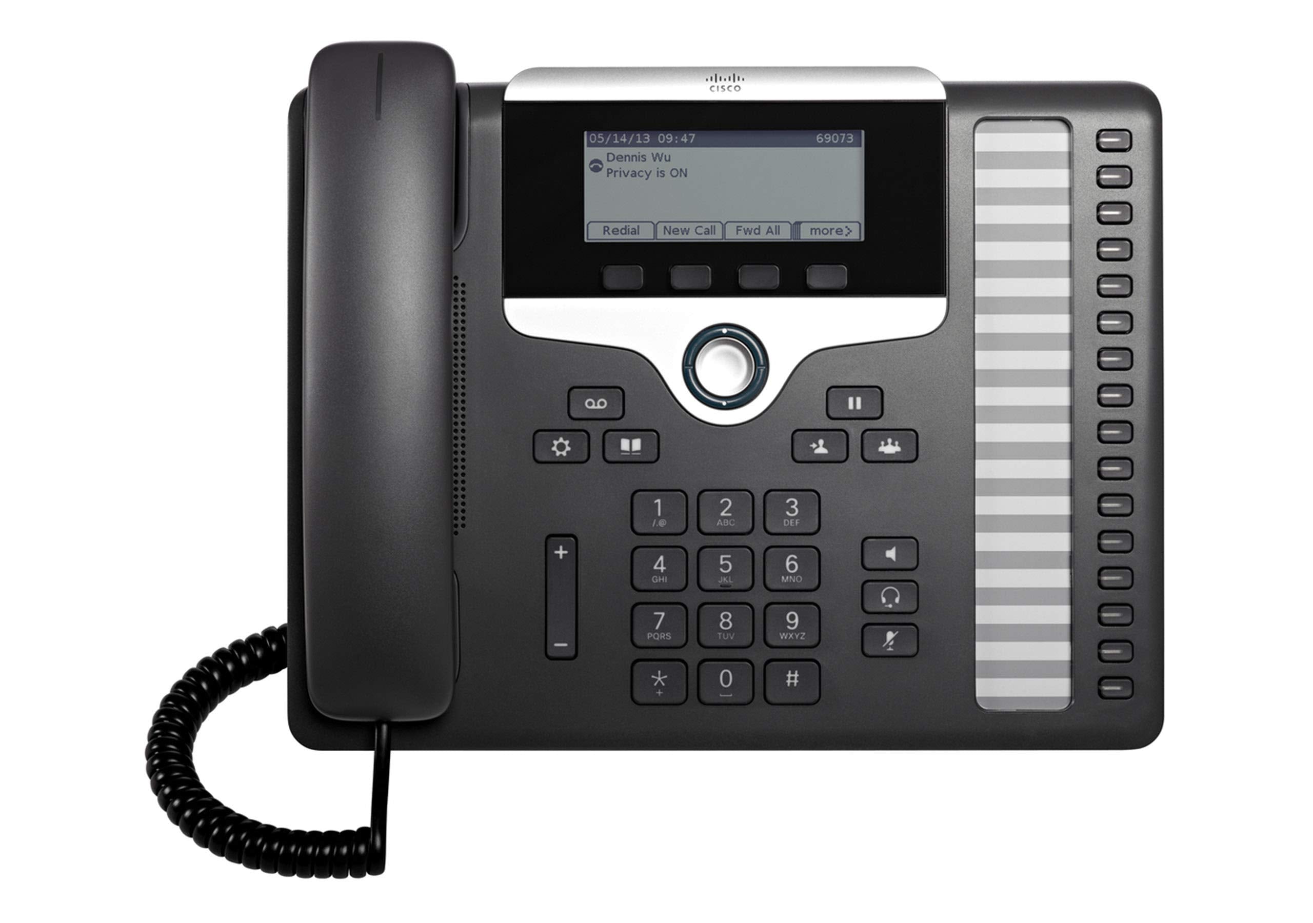 Cisco Remanufactured Ip Business Phone 7861, 3.5 Inch Grayscale Display, Class 1 Poe, Supports 16 Lines, 1 Year Limited Hardware