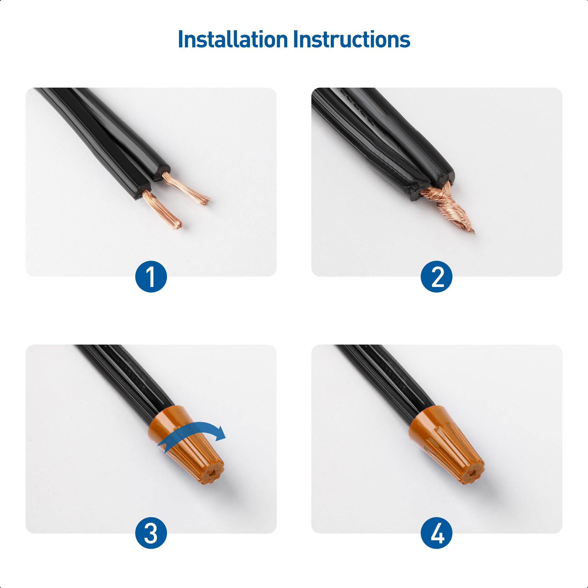 Cable Matters 2 Pack Polarized 18Awg 2 Prong Replacement Cord Lamp Wire 15 Ft   10A, Nema 1 15P To 2 Wire For Lamp Cord Replacem