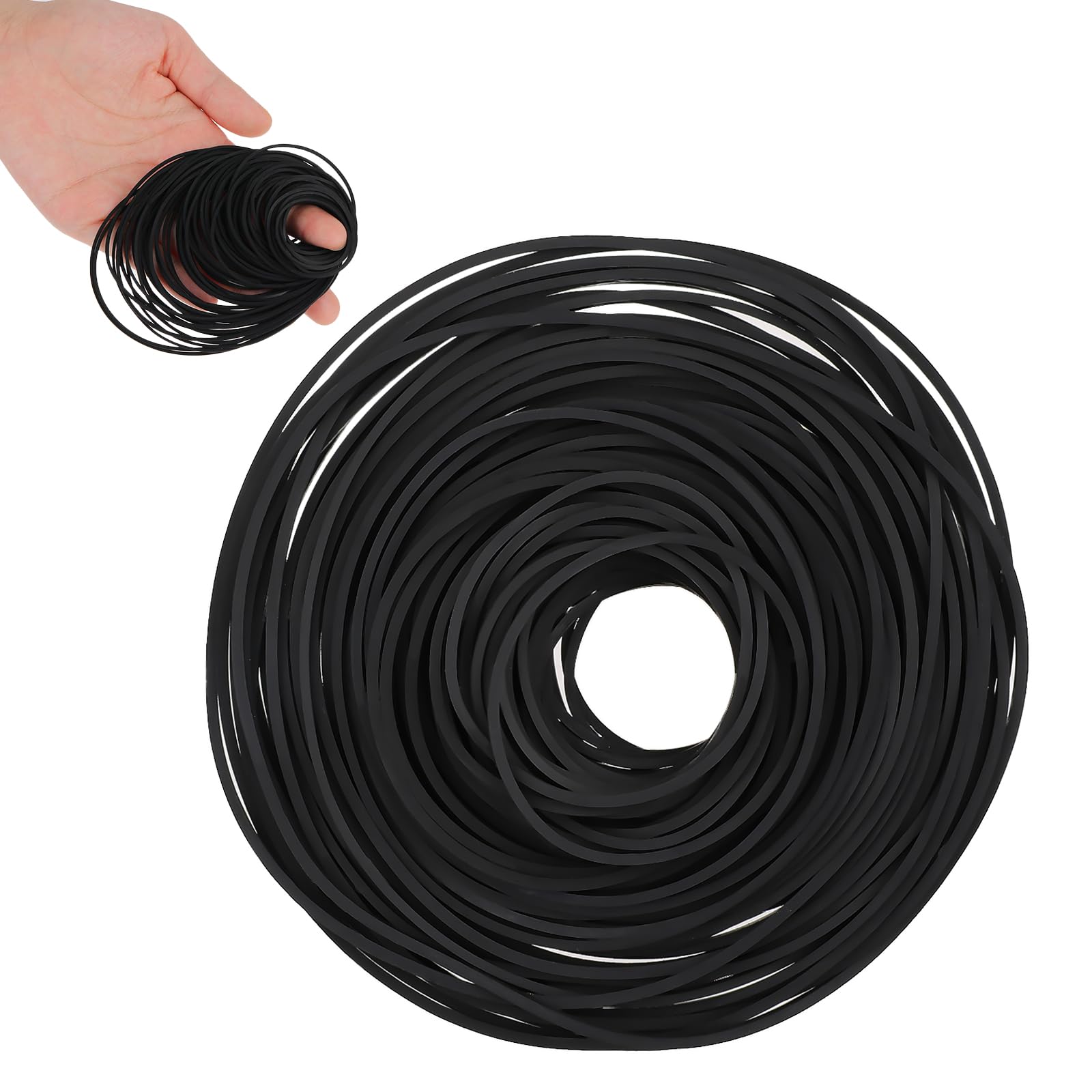 100 Pcs Recorder Rubber Belts Cassette Recorder Repair Maintenance Mix Flat Cassette Tape Machine Rubber Belts 40 135 Mm Cassett