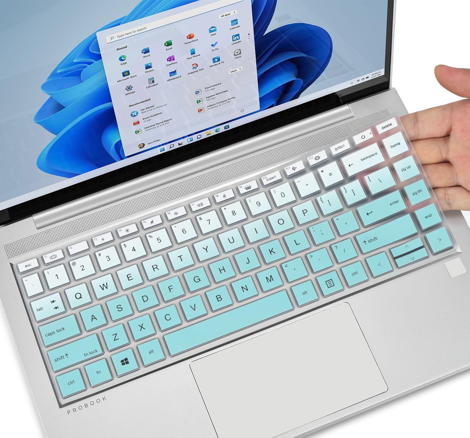 Casebuy Keyboard Cover For Hp Probook 440 445 G8 G9 G10 14 Inch 2023 2022, Hp Probook 640 G7 G8 14'' Notebook Protector Skin(Not