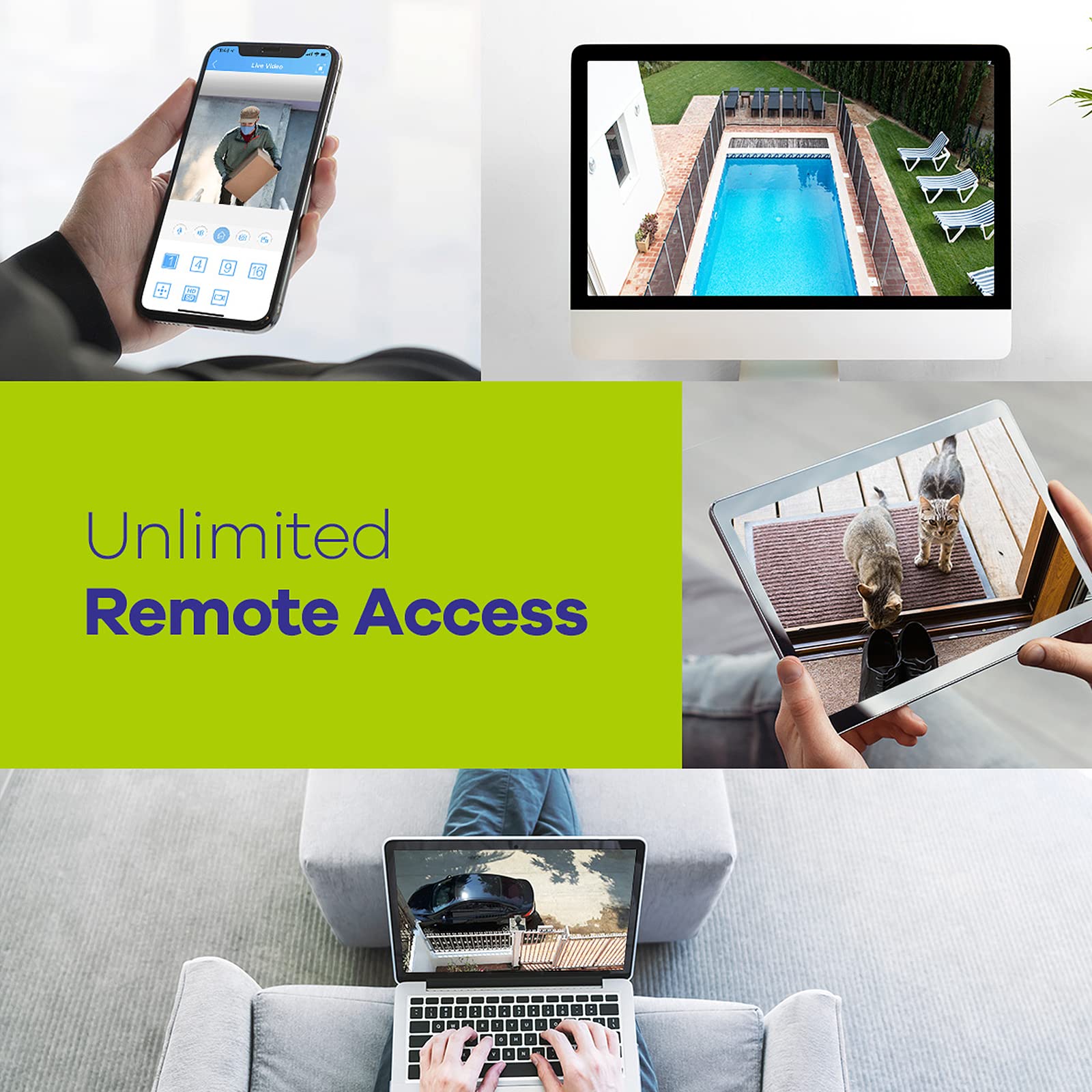 Sannce Poe Nvr 4K 8 Channel, 8Mp Cctv Security Camera System Network Video Recorder Supports 8Mp 5Mp 3Mp 1080P Hd Poe Surveillance Ip Camera, Human Detection, No Hdd