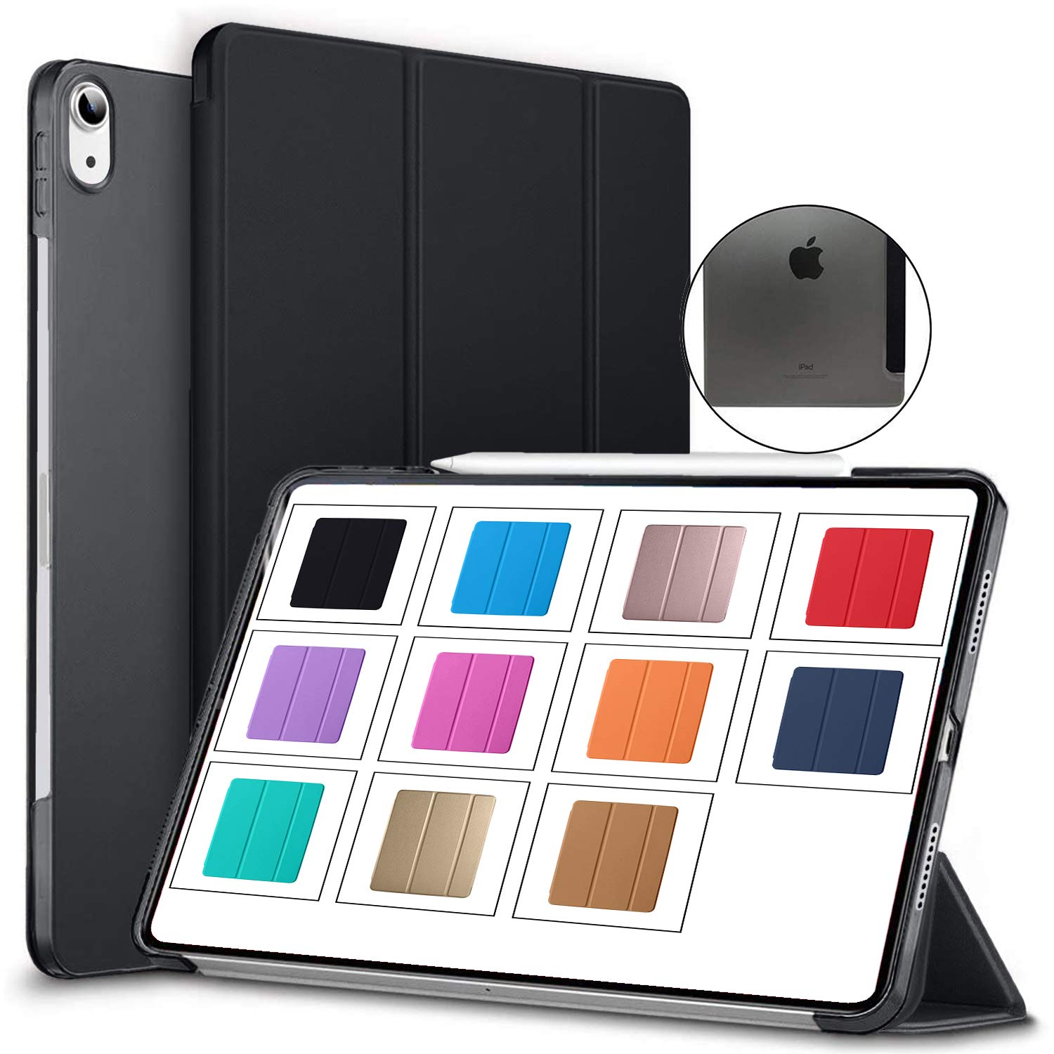 Durasafe Cases For Ipad Pro 11 Inch 1 Gen 2018 [ Pro 11 1St ] A1980 A1934 Slim Lightweight Protective Frosted Pc Dual Angle Stan