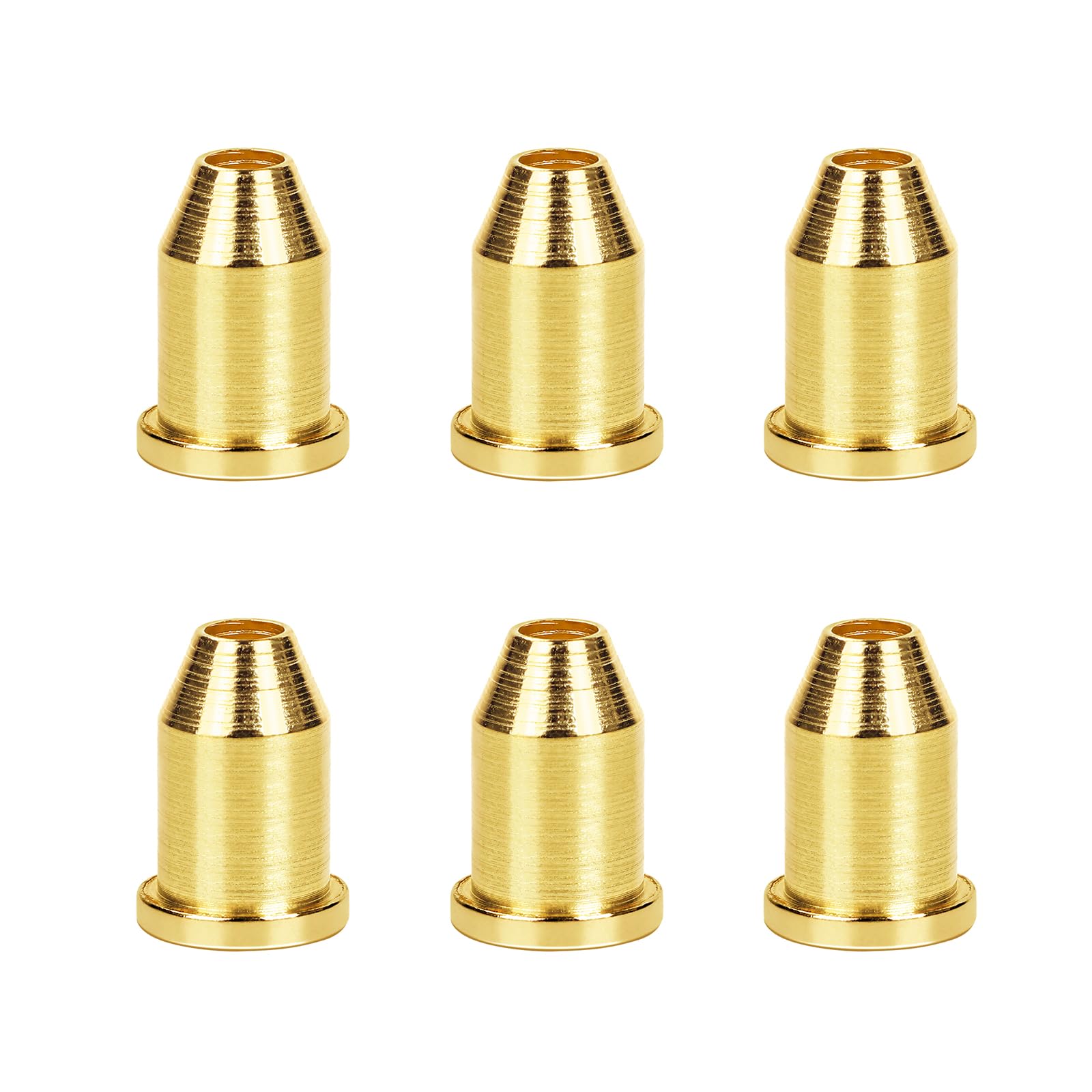 Banworks Guitar String Mounting Ferrules 6.4Mm (1/4) Vintage String Through Body Ferrule For Telecaster Tele Guitars Pack Of 6 J
