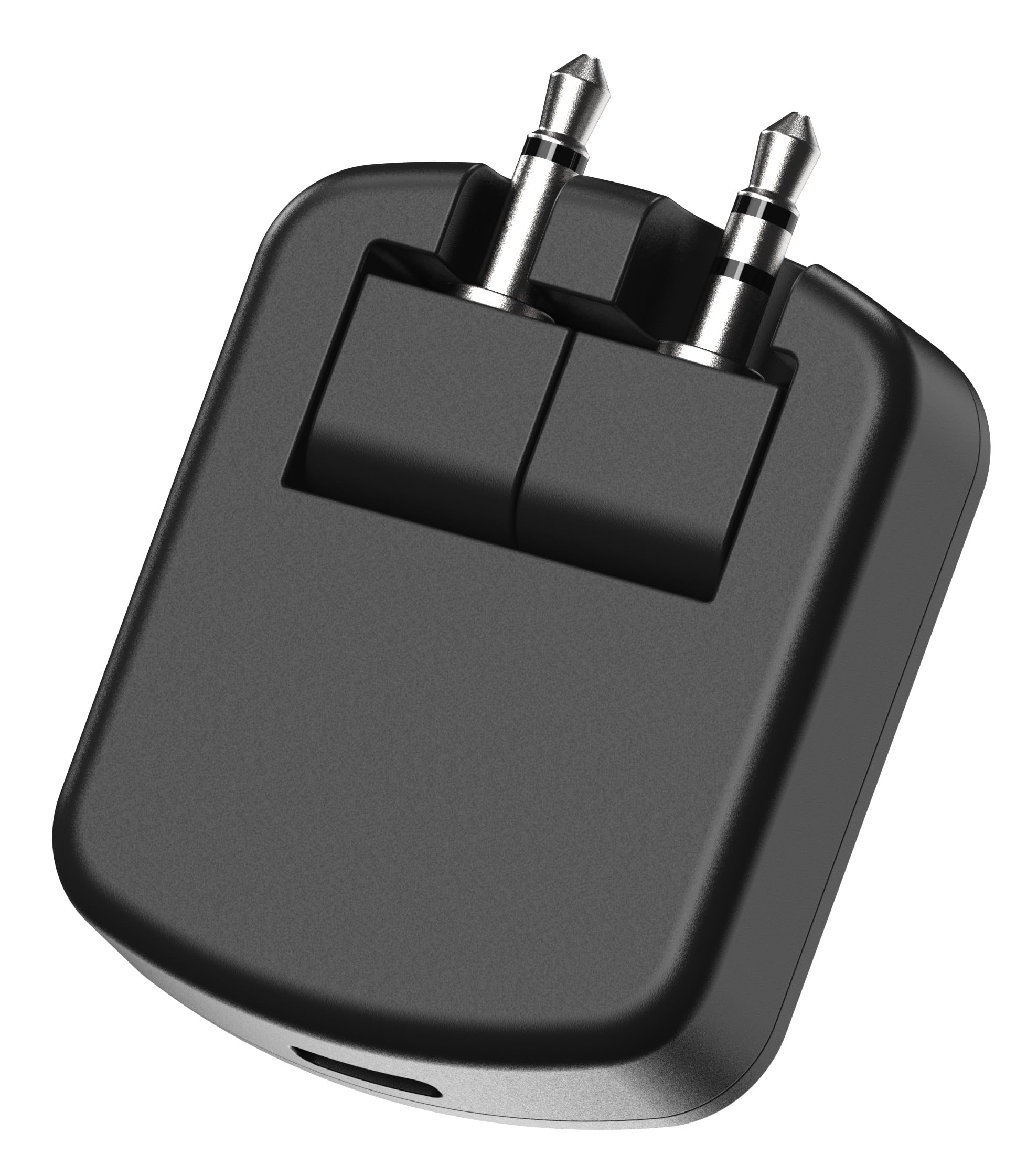 Scosche BTT SP FlyTunes Universal Portable Bluetooth 4.1 Wireless Audio Transmitter for Use with AirPods, Earbuds/Headphones, TV�s and More   Black