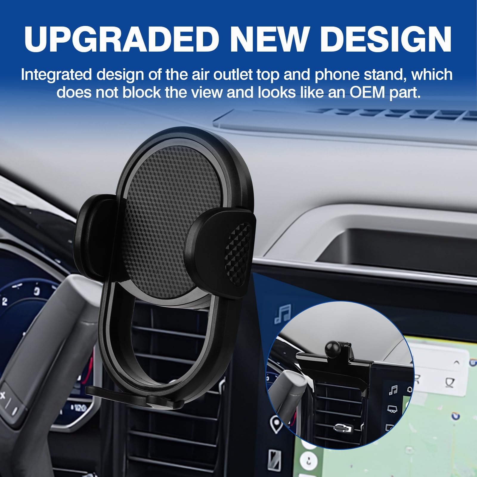 Autorder Car Phone Holder For Chevy Chevrolet Silverado 1500 2022-2026/2500Hd 3500Hd 2024-2026 Accessories Phone Mount 13.4-Inch