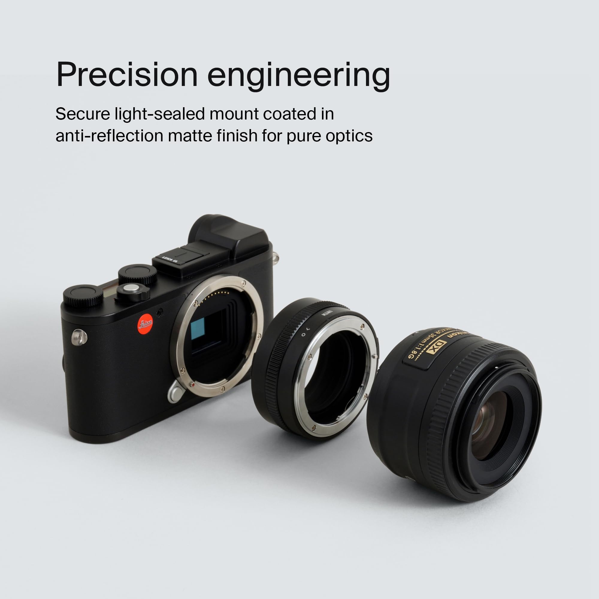 Urth Lens Mount Adapter: Compatible For Nikon F (G Type) Lens To Leica L Camera Body