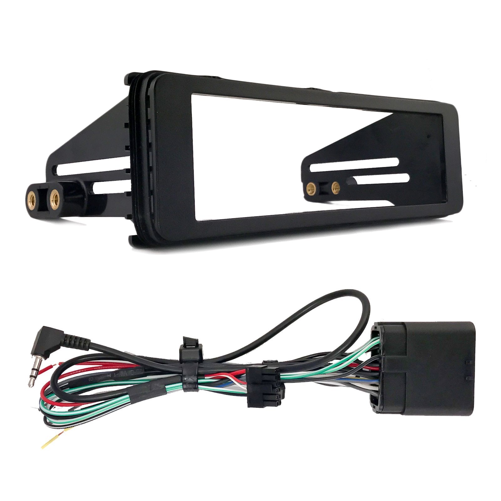 Enrock Harley Davidson Single Din Stereo Installation Kit Fits 1998 2013 Harley Davidson Motorcycles Models, Hd Touring