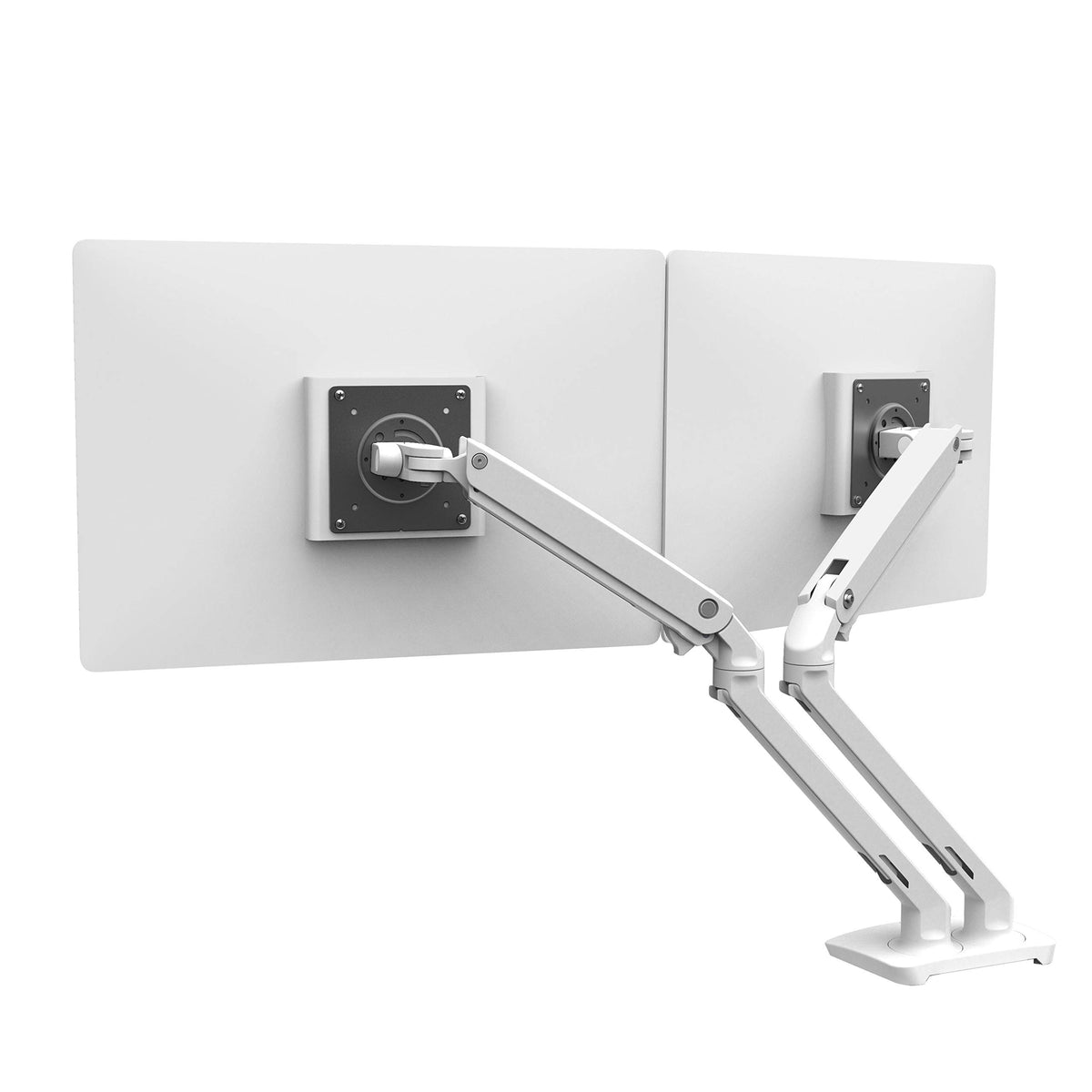 Ergotron � MXV Dual Monitor Arm, VESA Desk Mount � for 2 Monitors Up to 24 Inches, 7 to 20 lbs Each � White