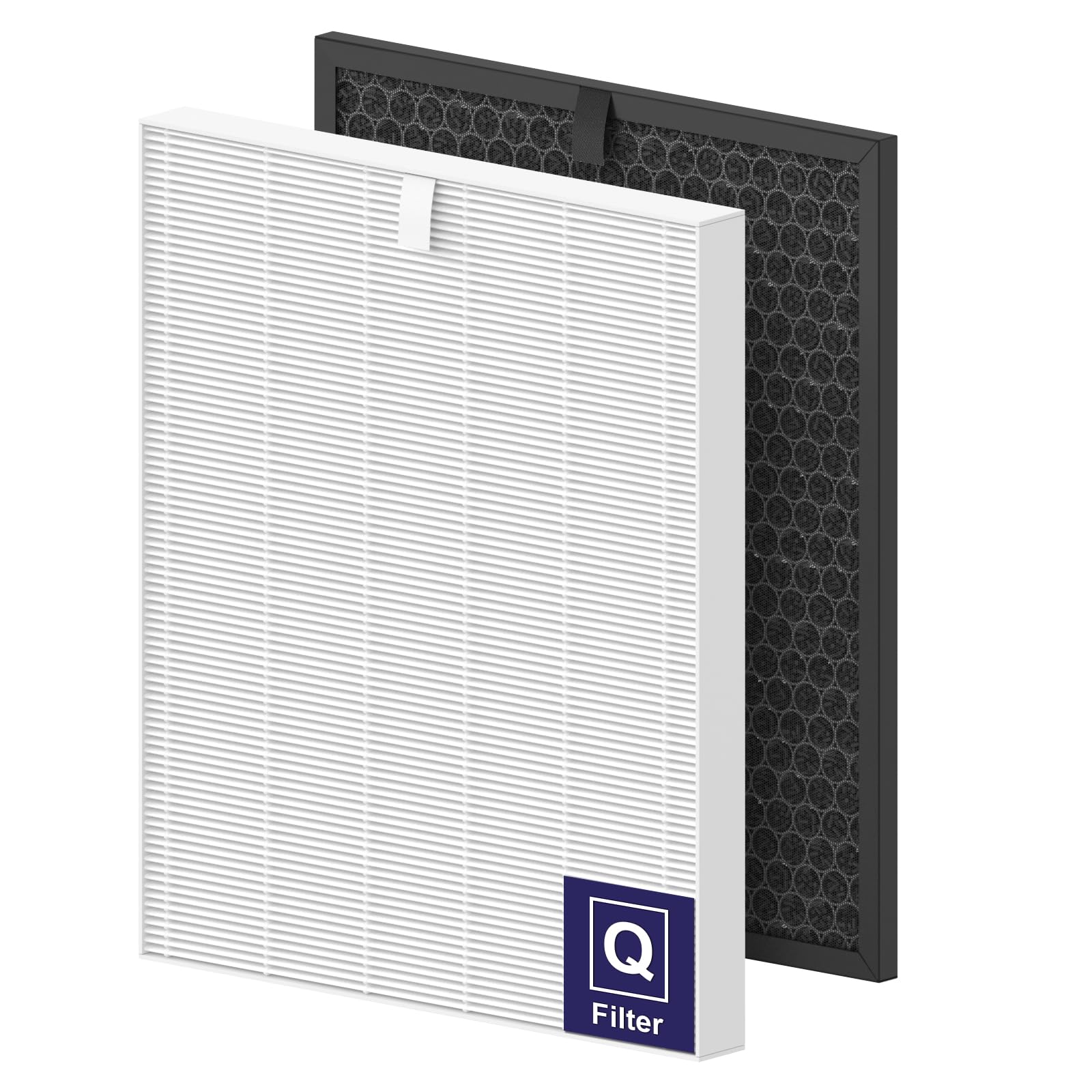 FMDZFL 5510 Filter Q Replacement for Winix 5510 and 5520 Air Purifier, 1x H13 True HEPA + 1x Activated Carbon (Part# 1712-0123-0