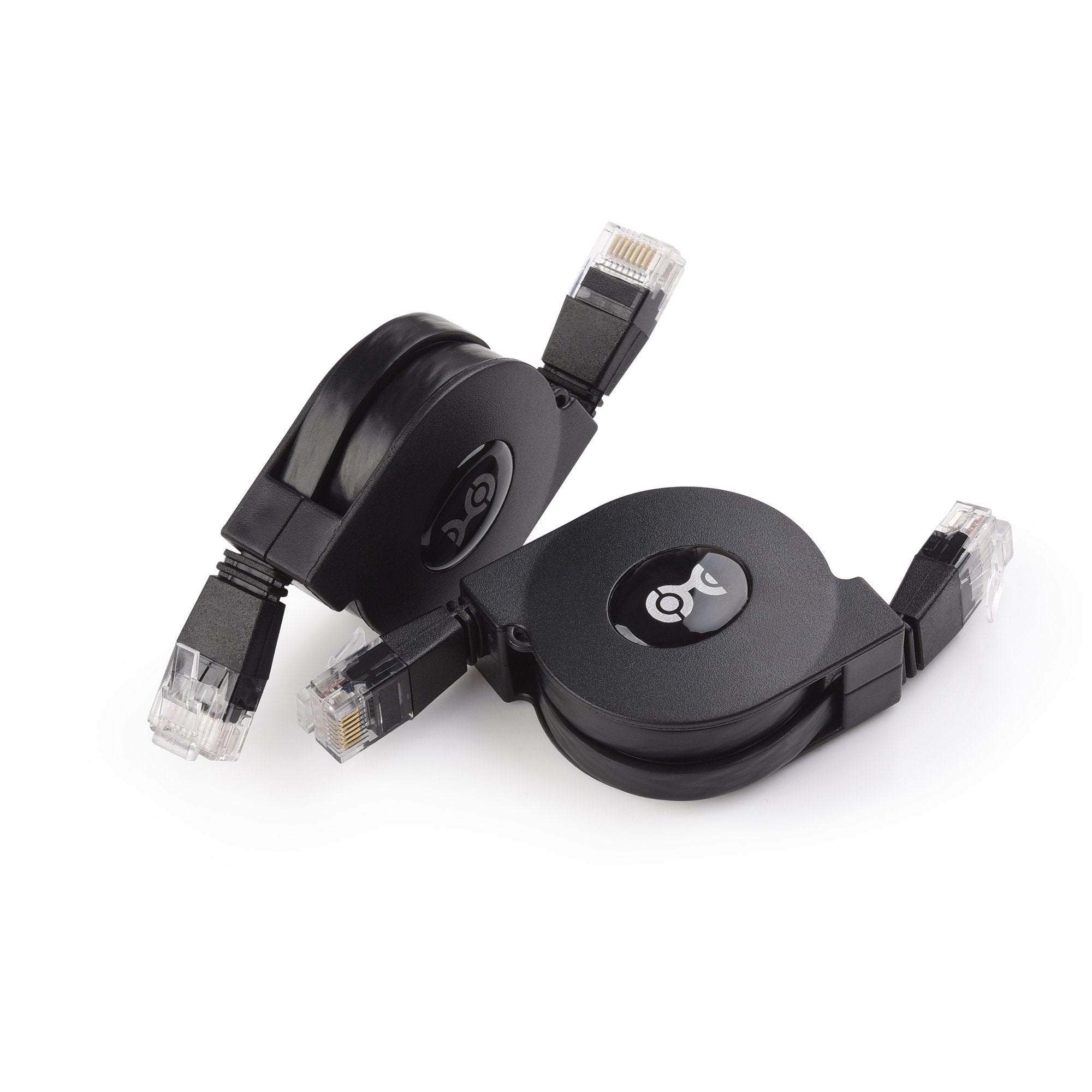 Cable Matters 2 Pack Retractable Ethernet Cable 3ft (Retractable Cat 5e Cable, Retractable Cat 5 Ethernet Cable, Cat5e Cable) Supporting 10/100/1000 Mbps Gigabit Ethernet