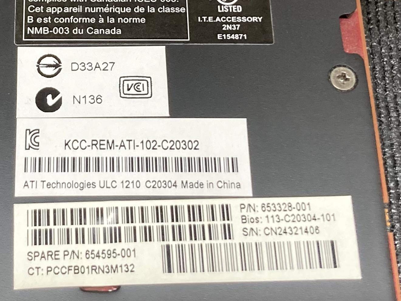 Ati Firepro V5900 2Gb Ddr5 Dvi/2Displayport Pci Express Video Card