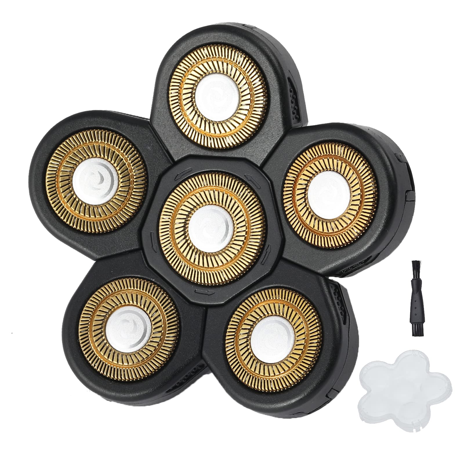 Replaceable Head Razor 6 Blades Electric Shaver Replacement Heads Upgrade Razor Shaver Replac ...