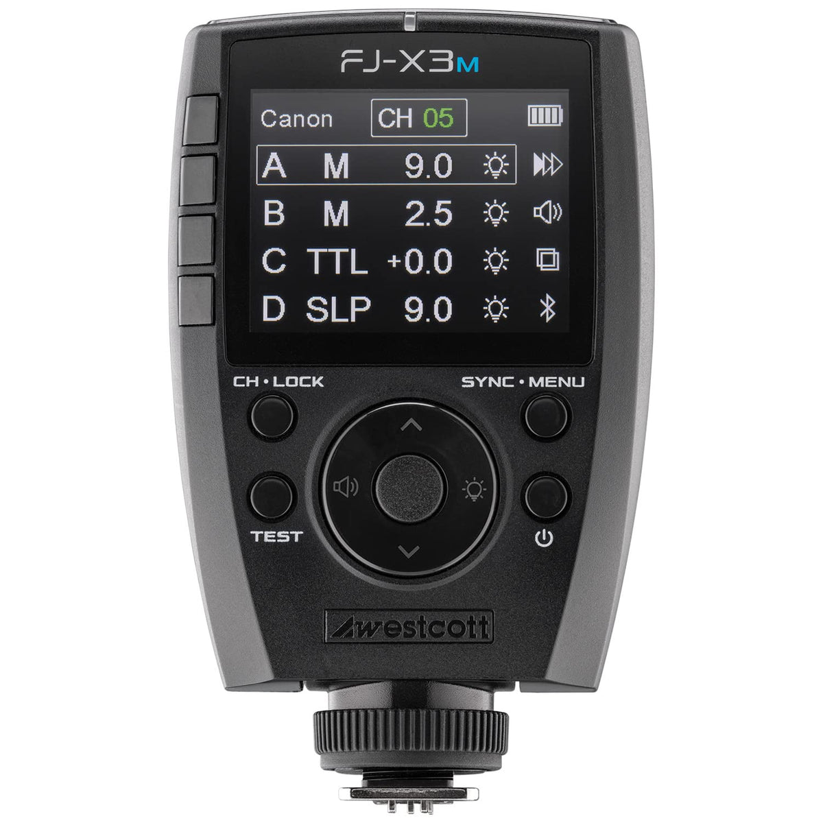Westcott FJ-X3 M Universal Wireless Flash Trigger with Multi-Brand Camera Mount (Compatible with Canon, Sony, Nikon, Fuji, Panasonic, & Olympus Cameras)