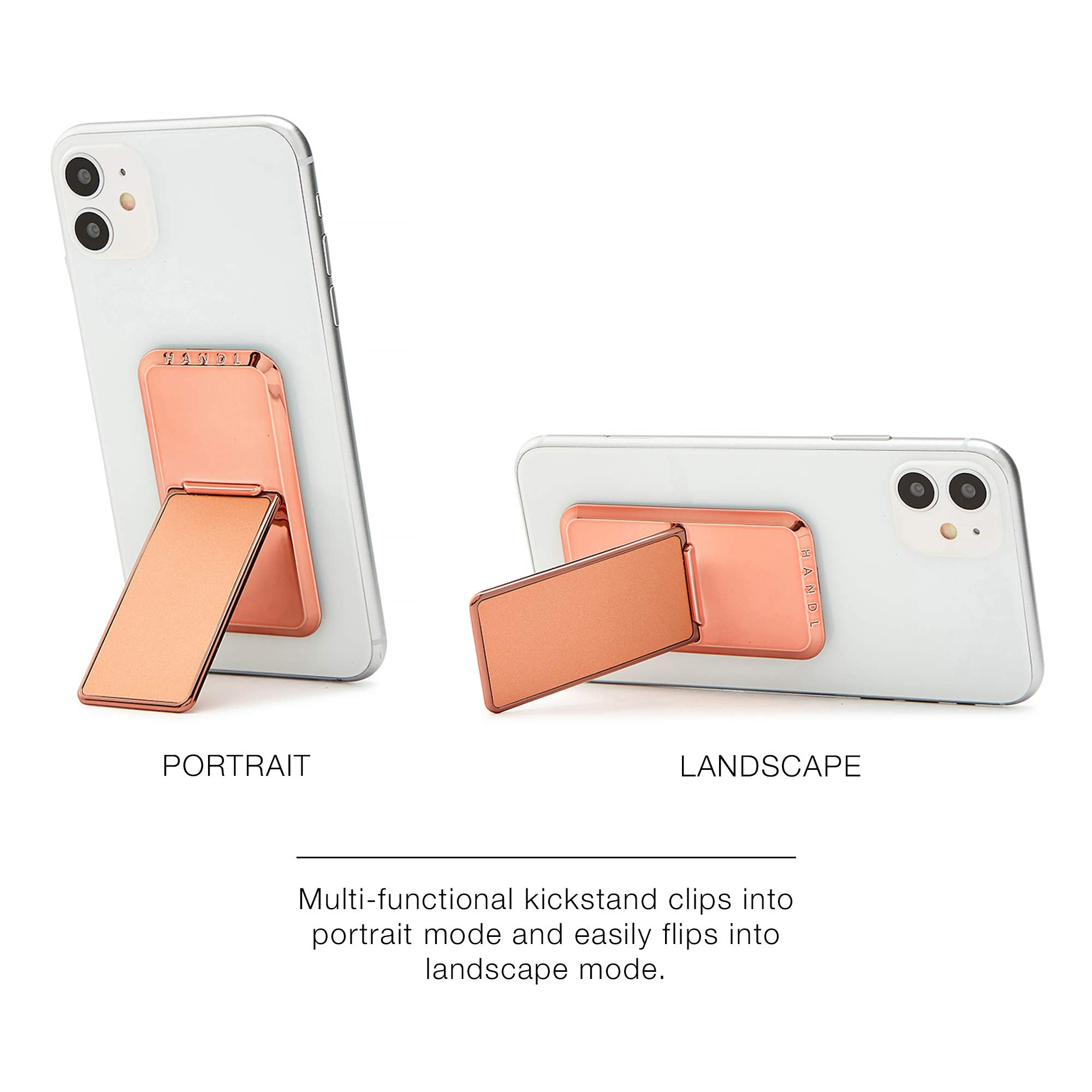 Handl New York Handlstick Rose Gold Grip And Stand For Smartphone