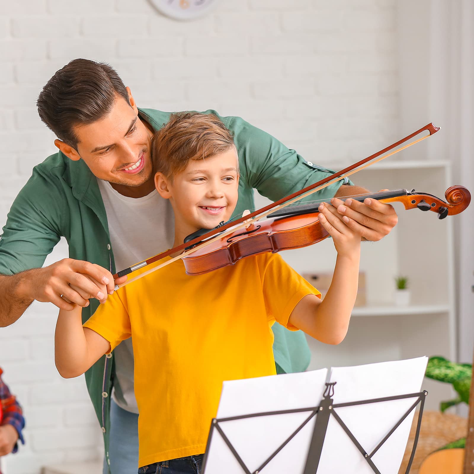 Vangoa 1/2 Violin Set For Beginners Kids Student Fiddle Half Size Acoustic Violin Outfit With Starter Kit For Children Teens, Na