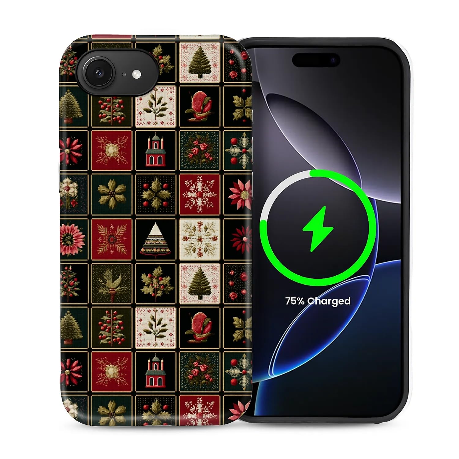 heindiy Case for iPhone 16e Case,Compatible with MagSafe,Glossy Case All-Round Protection Shockproof Anti-Scratches TPU Cover,Ca