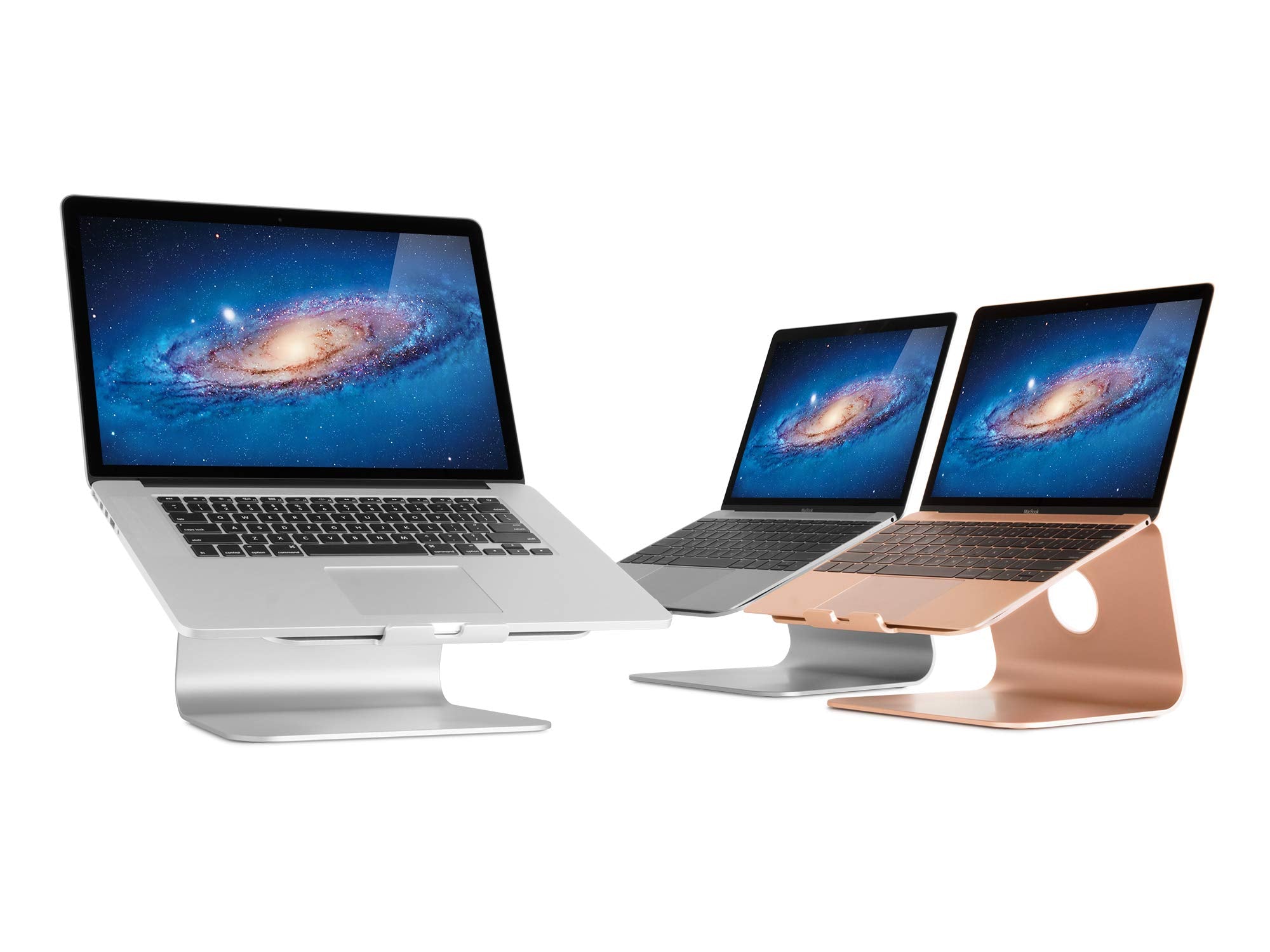 Rain Design mStand360 Laptop Stand with Swivel Base, Silver (Patented)   10036