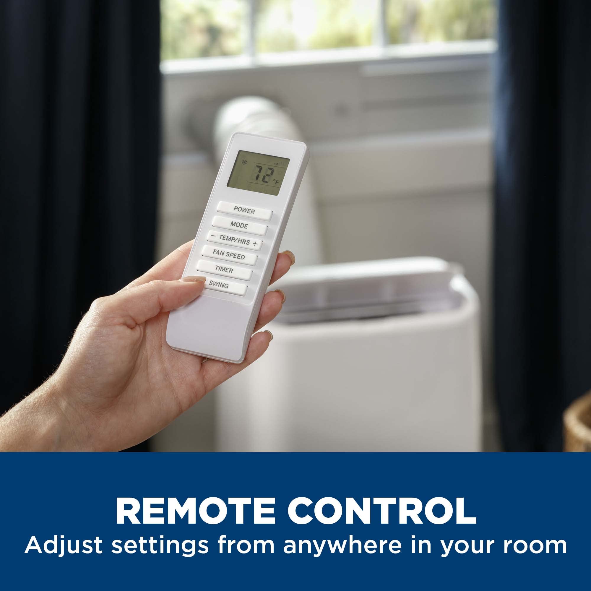 Ge Appliances Ge Apcd08Jasw 8,500 Portable Air Conditioner, 8500 Btu, White