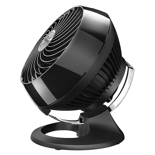 Vornado 460 Whole Room Air Circulator, Small Fan With 3 Speeds, Adjustable Tilt, Easy To Clean, Moves Air 70 Feet, Quiet Fan For