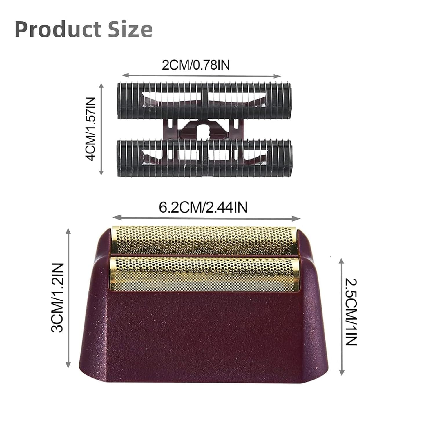 4 Pack Professional 5 Star Series Finale Shaver Replacement Foil And Cutter Bar Assembly Compatible With Wahl Shaver Foil 7031 1