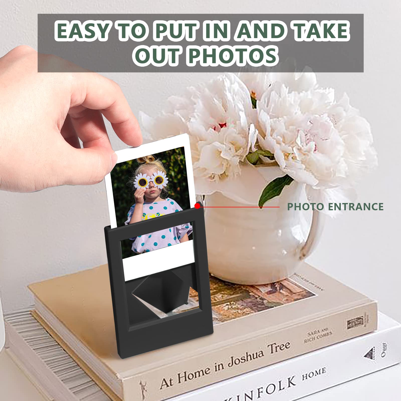 Wogozan Mini 3 Inch Photo Picture Frames For Fujifilm Instax Mini 12/11/99/90/9/8/7+/Evo Classic Polaroid 2X3 Frame Wallet Size