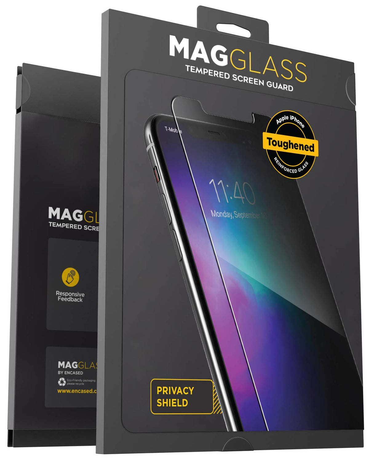 Magglass Privacy Screen Protector Designed For Iphone 11   Anti Spy Fingerprint Resistant Tempered Glass Display Guard (Case Com