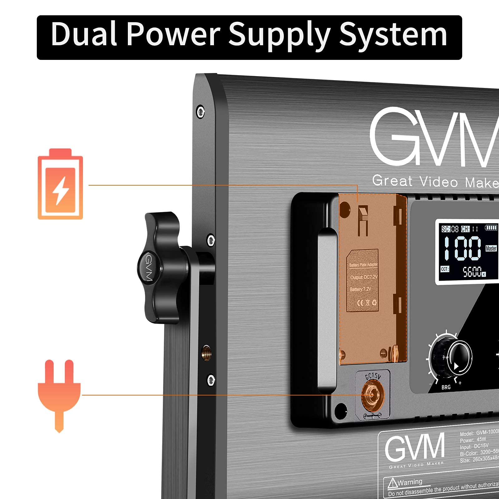 Gvm Rgb Led Video Light, Photography Lighting With App Control, 1000D Video Lighting Kit For Youtube Studio, 3 Packs Led Panel L