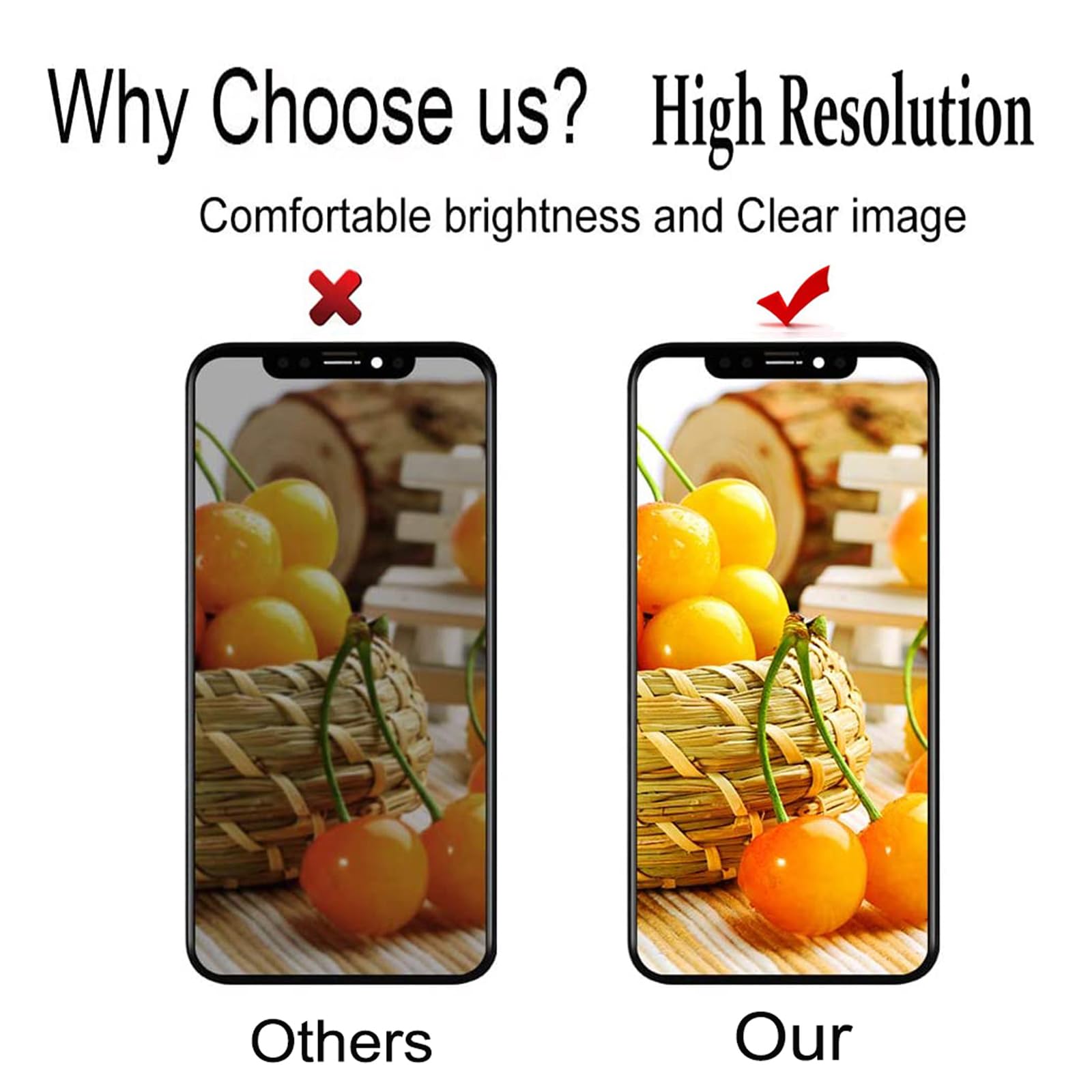 Leafe For Iphone 12/12 Pro Screen Replacement,Full Hd Lcd Screen Assembly,Compatible With Iphone 12/12 Pro Screen Replacement 6.