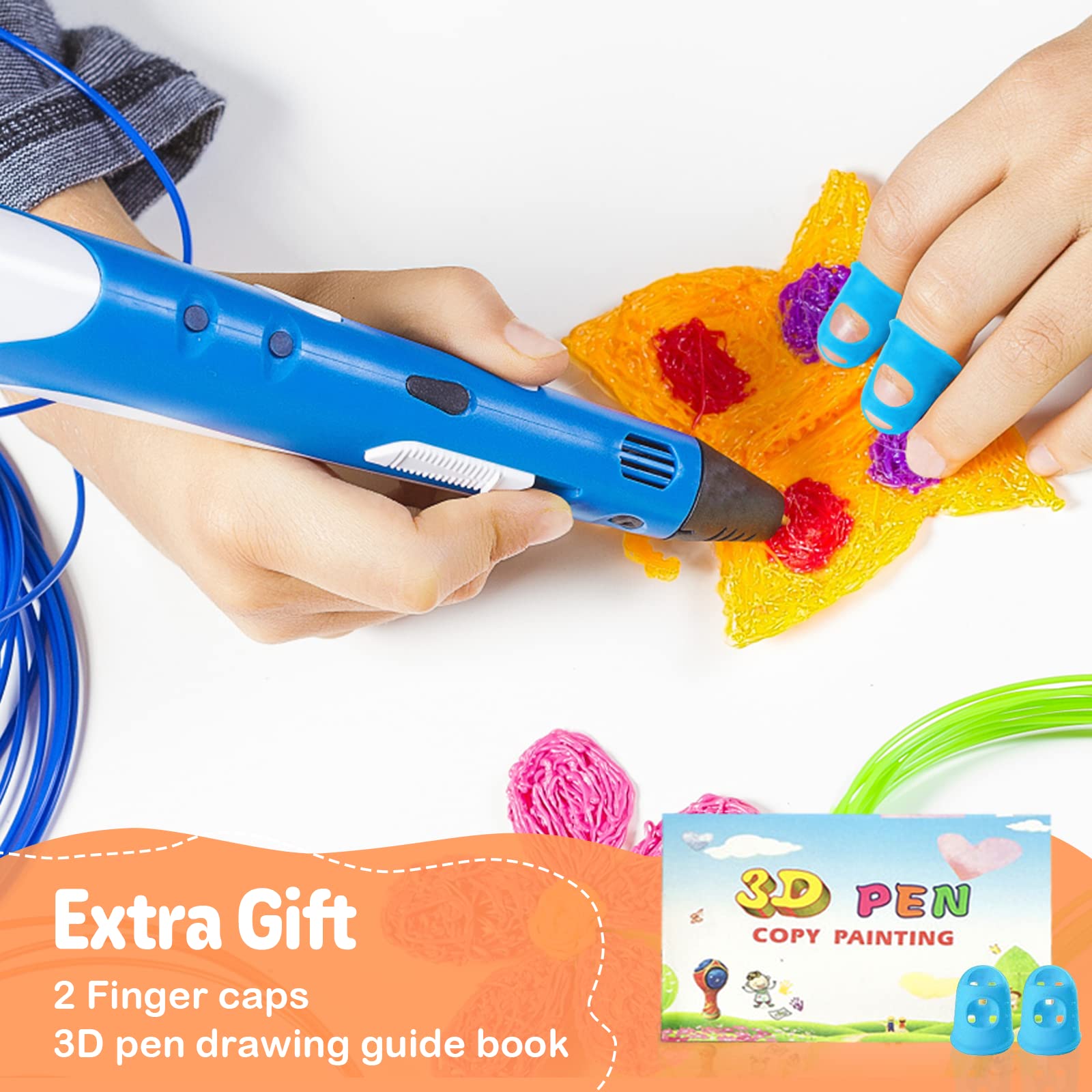 Yeetin 3D Pen Filament Refills 40 Colors, 16 Ft Per Color Total 640 Ft, 1.75 Mm Pla Compatible With Scrib3D Mynt3D 3D Pen Comes