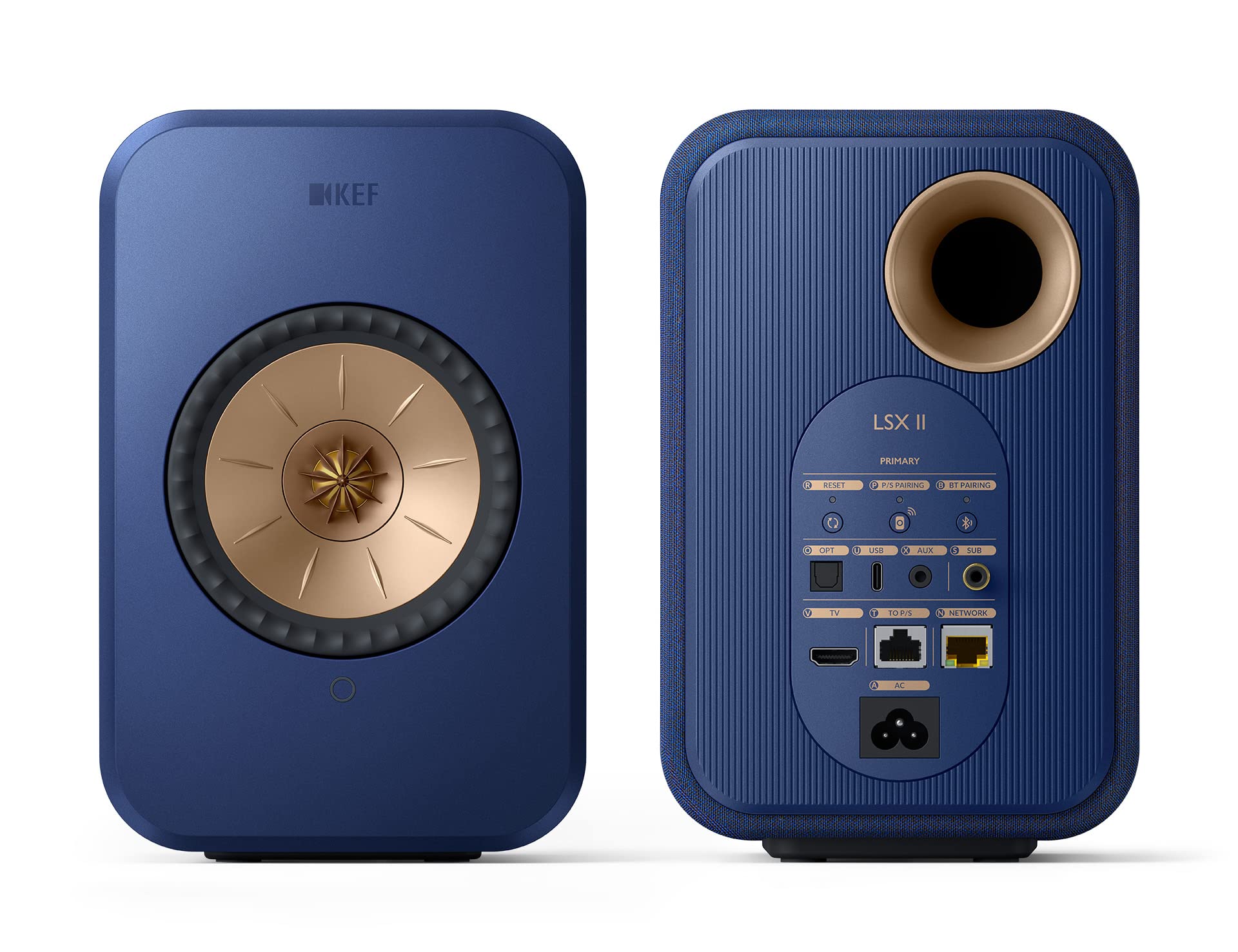 Kef Lsx Ii Wireless Hifi Speaker System (Cobalt Blue)