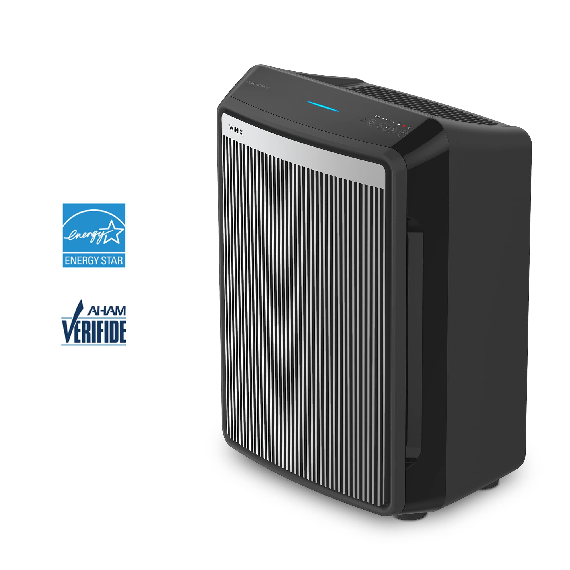 Winix 9800 4 Stage True Hepa Air Purifier With Wifi And Plasmawave, 500 Sq Ft,Black,Large