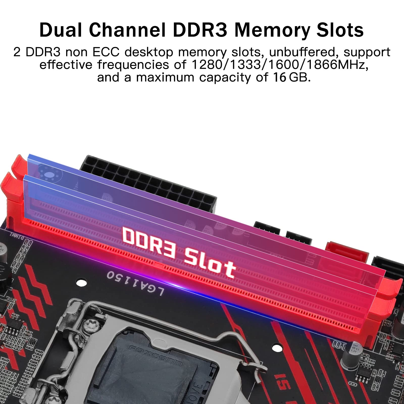 Machinist Lga 1150 Motherboard, H81 Micro Atx Intel 4Th Gen Gaming Motherboard For Desktop Pc Support 1333/1600Mhz Ddr3 Dual Cha