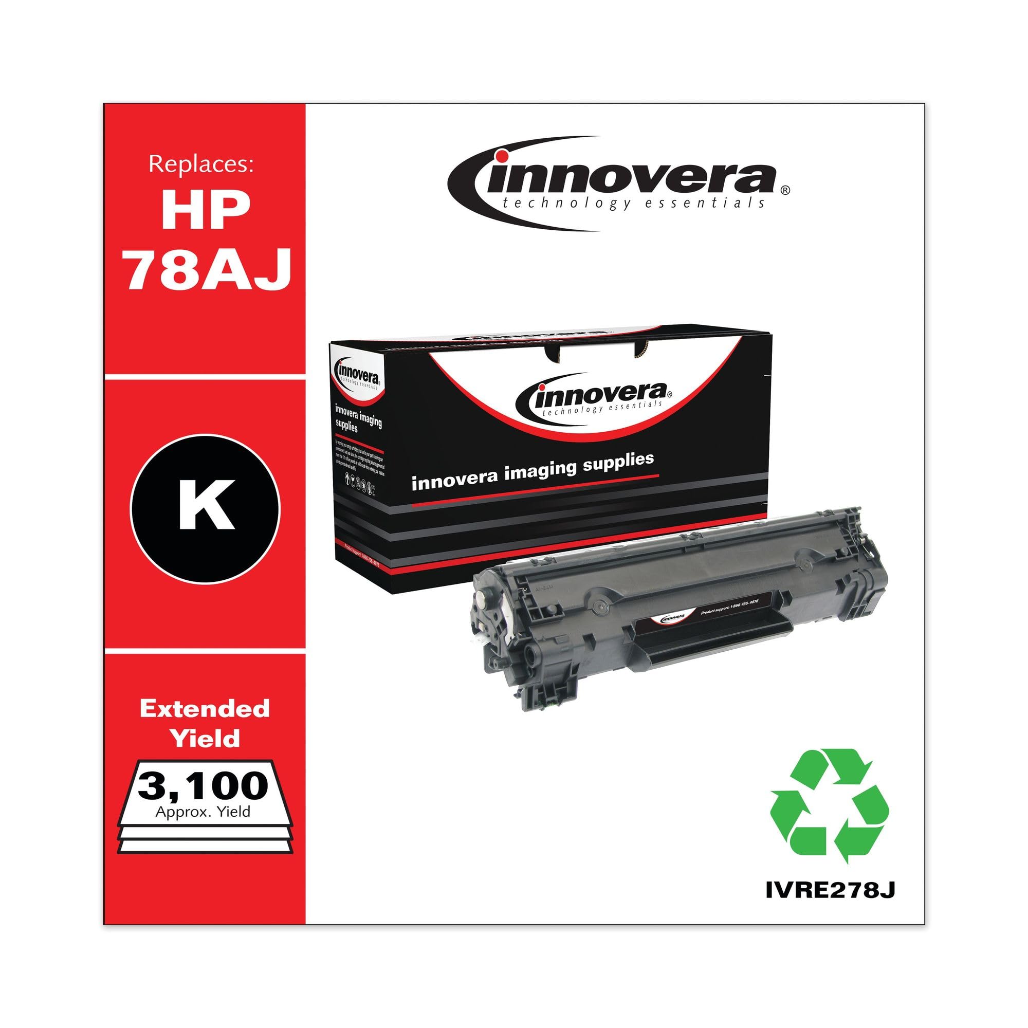Innovera Remanufactured Black Extended Yield Toner, Replacement For 78A (Ce278Aj), 3,100 Page Yield
