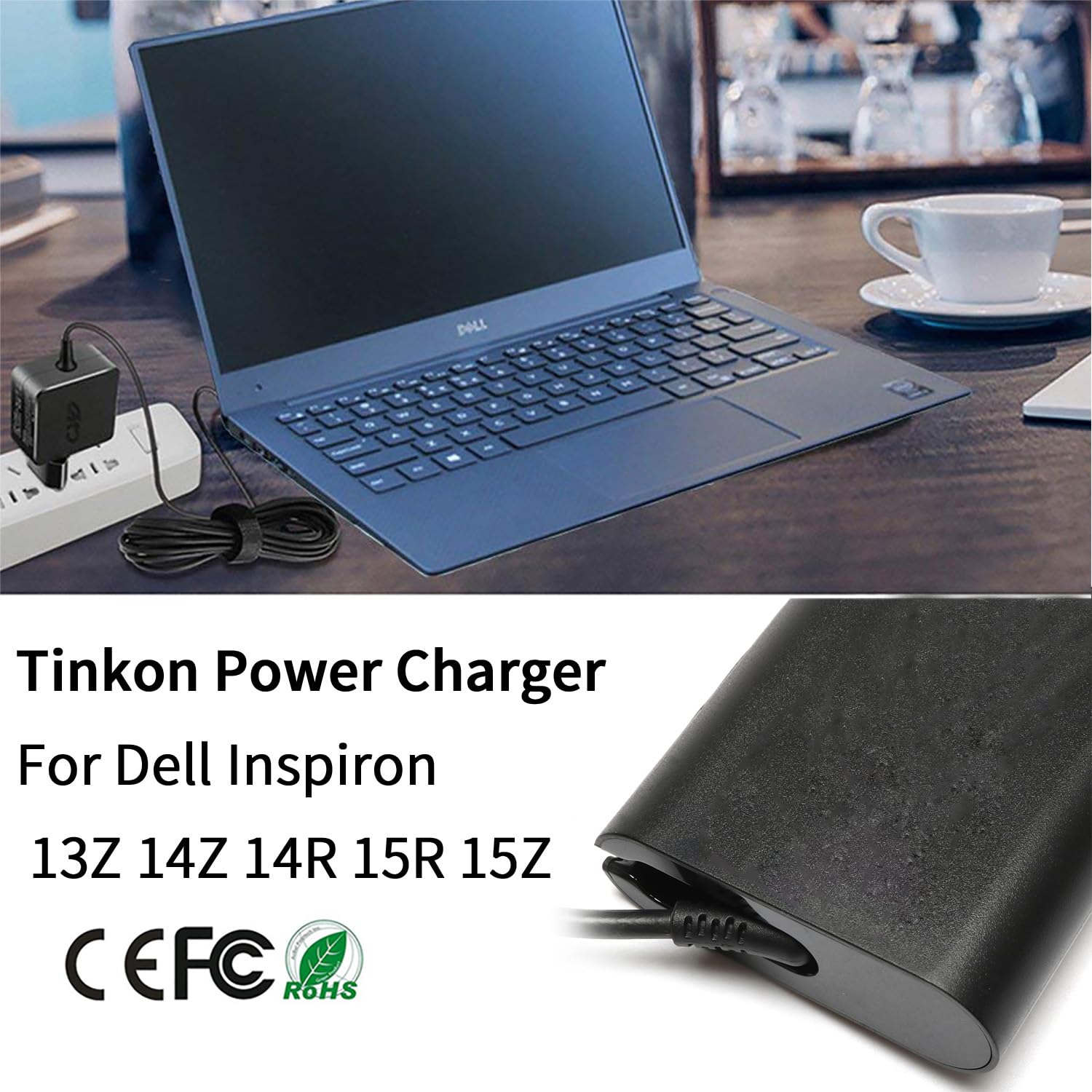 65W Laptop Charger Ac Adapter Replace For Dell Latitude 3540 5480 5490 5580 7280 7480 7490 E5440 E5470 E5540 E5570 E6420 E6430 E6440 E6540 E7240 E7440 Series