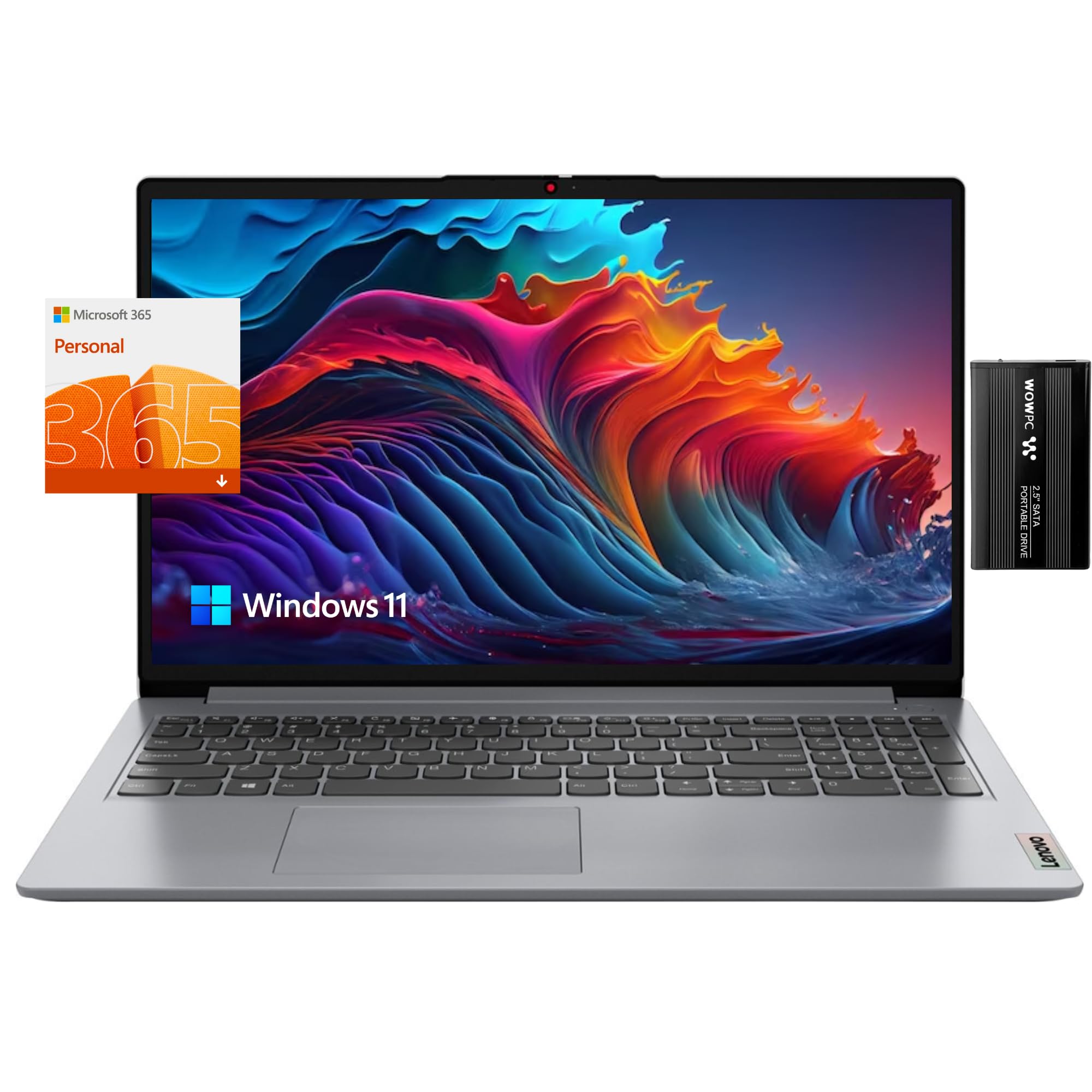 Lenovo Ideapad 14 Laptop, 14 HD Screen, Intel Pentium Silver N5030, 4GB RAM, 128GB PCIe SSD (NO eMMC), Webcam, HDMI, SD Card Rea