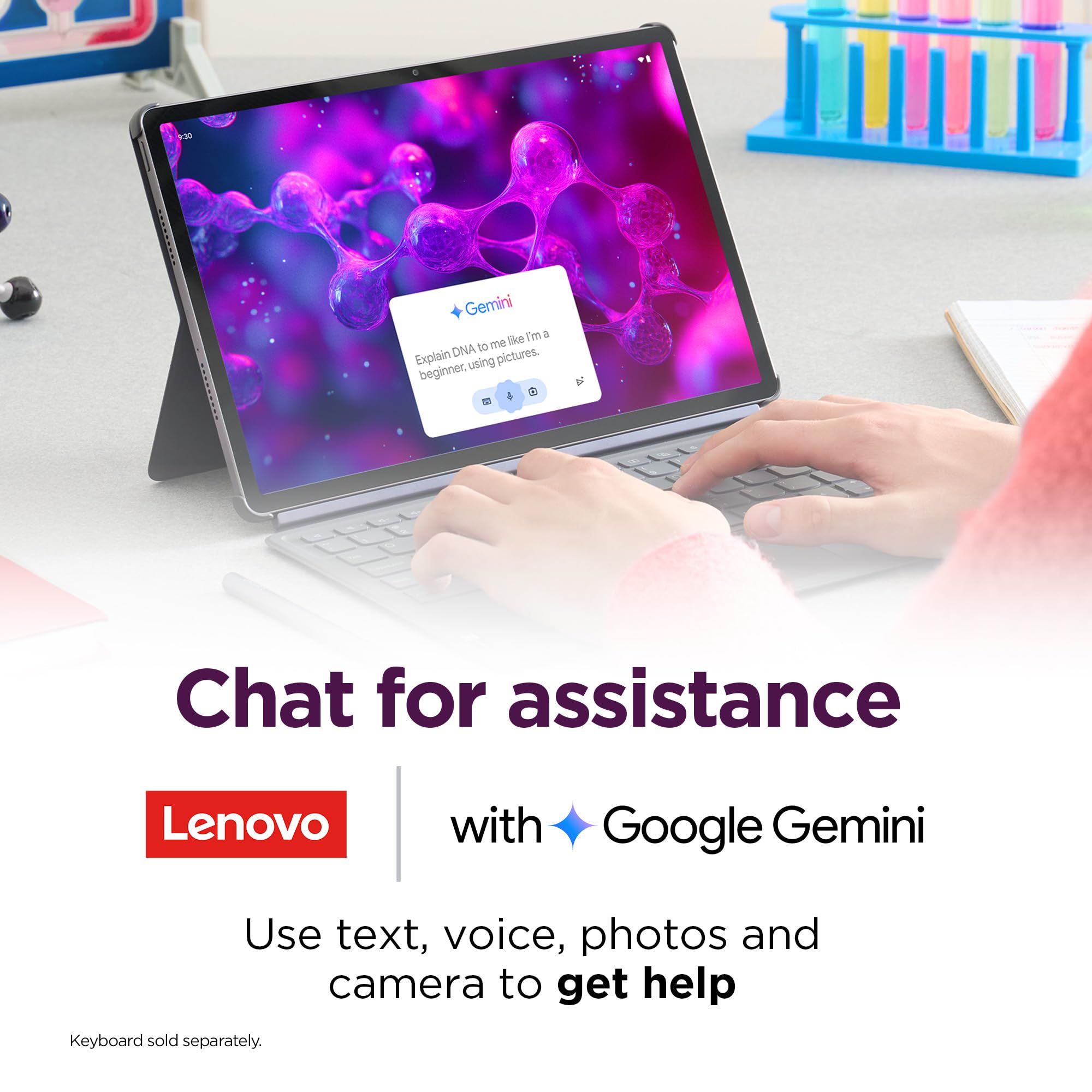 Lenovo Idea Tab Pro - Student Tablet - Google Gemini - 12.7    3K Lcd Display - 8 Gb Memory - 128 Gb Storage - Mediatek Dimensit