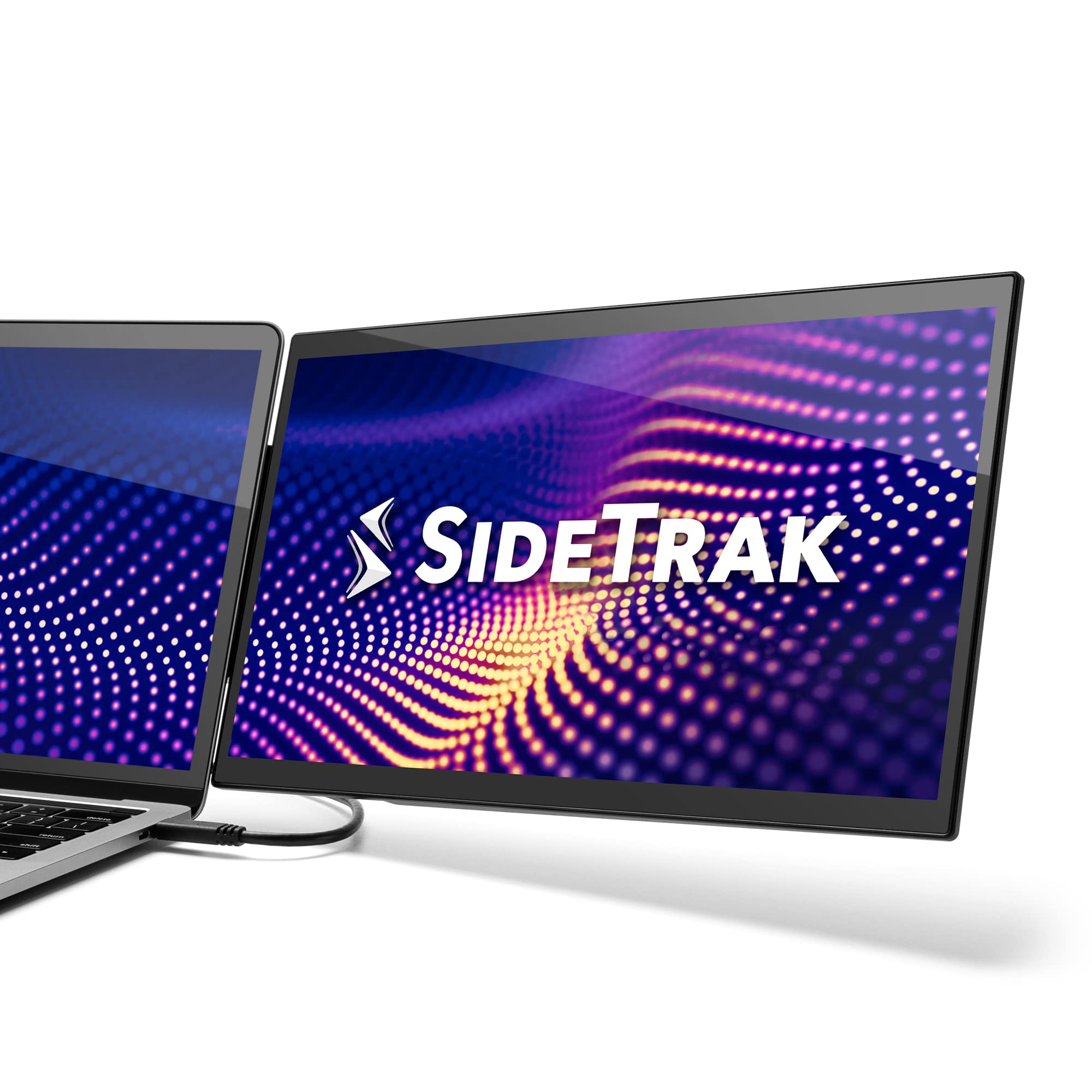 Sidetrak Swivel Pro 13.3'' Ultra Slim Attachable Portable Monitor, Fhd Ips 1080P Laptop Screens With Kickstand + Unique Patented