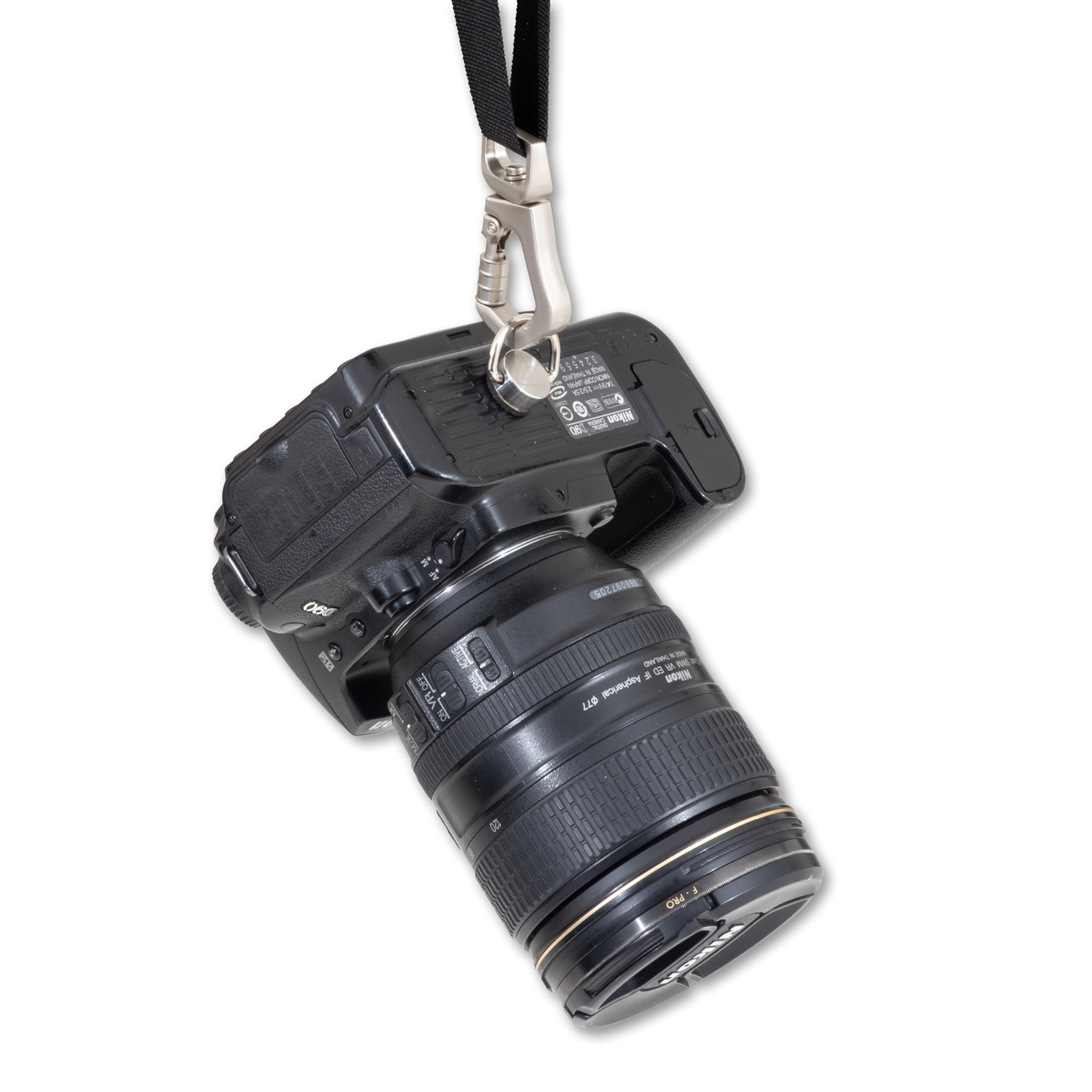 Danger Buddies Xl Camera Carabiner Clip D-Ring - Easily Attach A Camera Strap Or Carabiner To Your Camera With This 1/4-20 Tripo